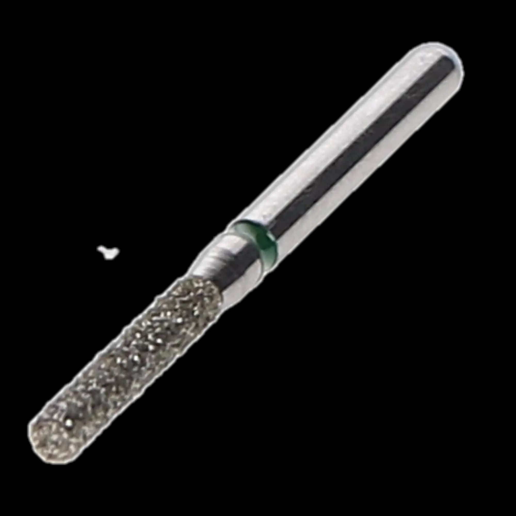 HSB House Brand Dentistry Diamonds Flat End Cylinder Bur, 837-014C, 10/Pk - HSB - Diamonds Flat End Cylinder 837-014C 10/Pk - Image 1