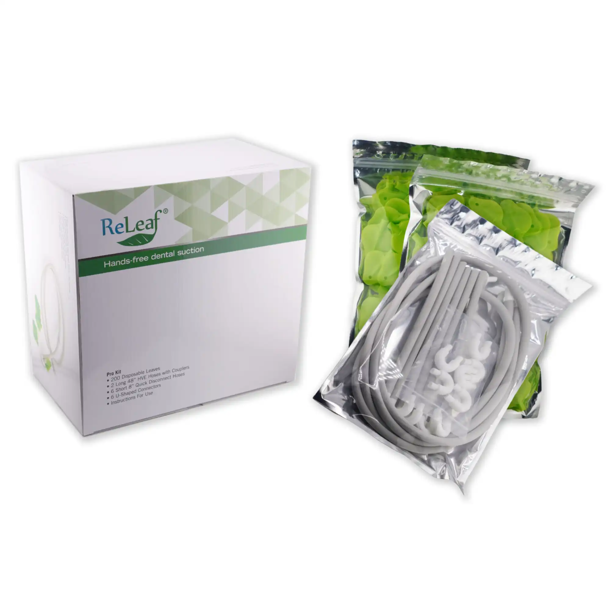 ReLeaf HVE Suction Device Pro Kit, 200 Leaves, 2 Long Hoses, 6 Short Hoses, 6 U-Shaped Connectors, RLF10036 thumbnail 2