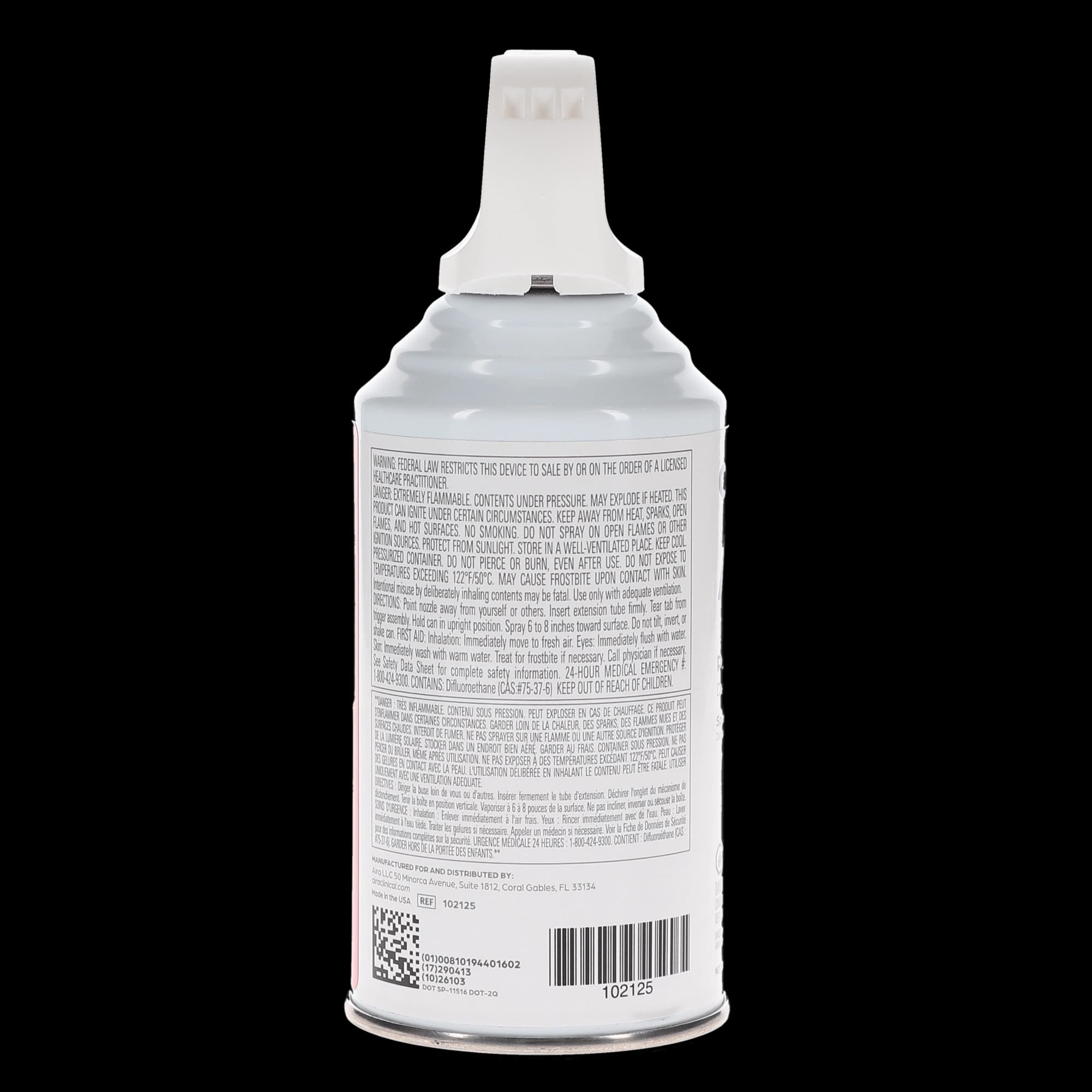 Aira ApexPlus Pulp Freeze Refrigerant Spray Can, 10 oz, 1/Pk, H05032 thumbnail 3