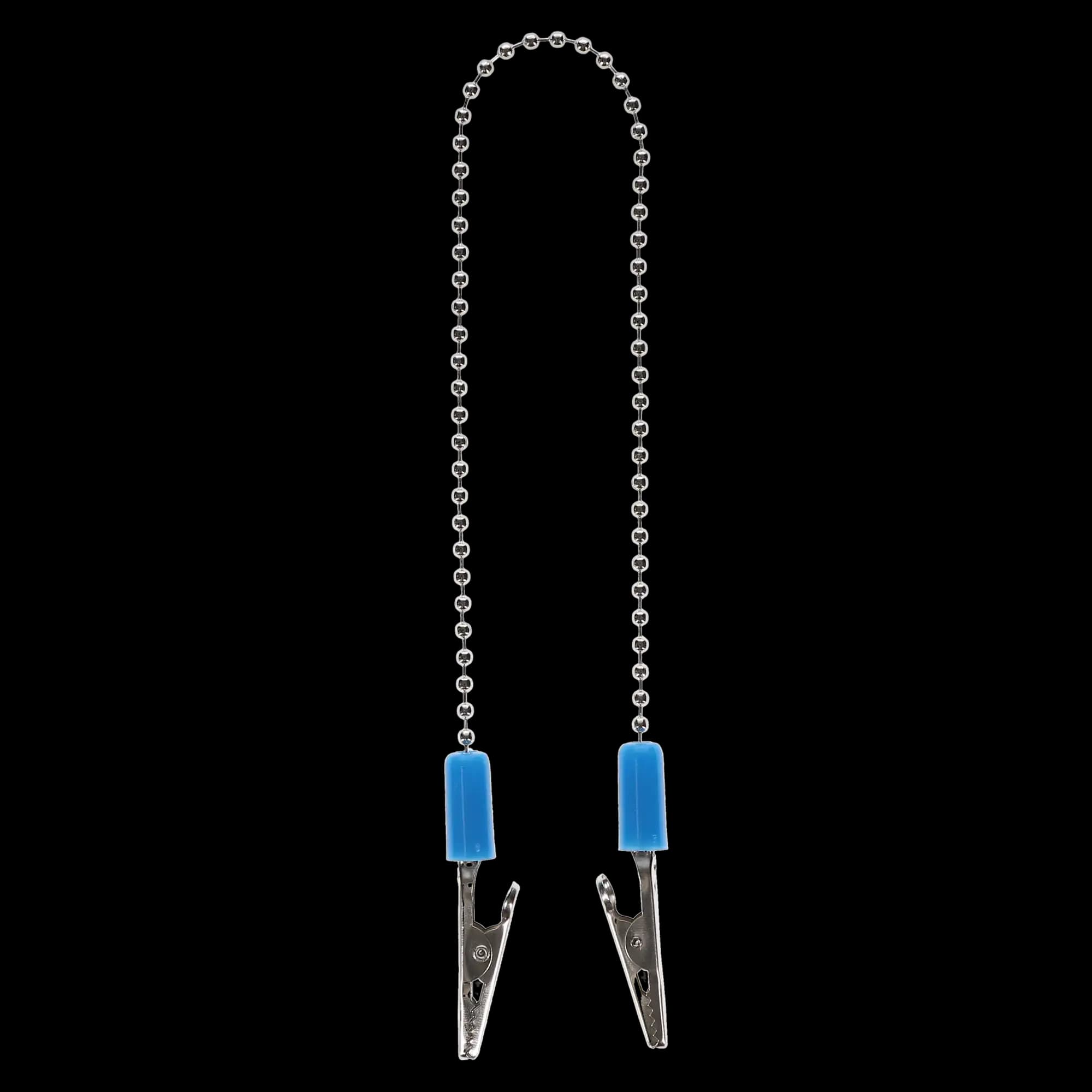 Daisy Chain Bib Clips, Blue, 3/Pk - Daisy Chain Bib Clips, Blue, 3/Pk - Image 1