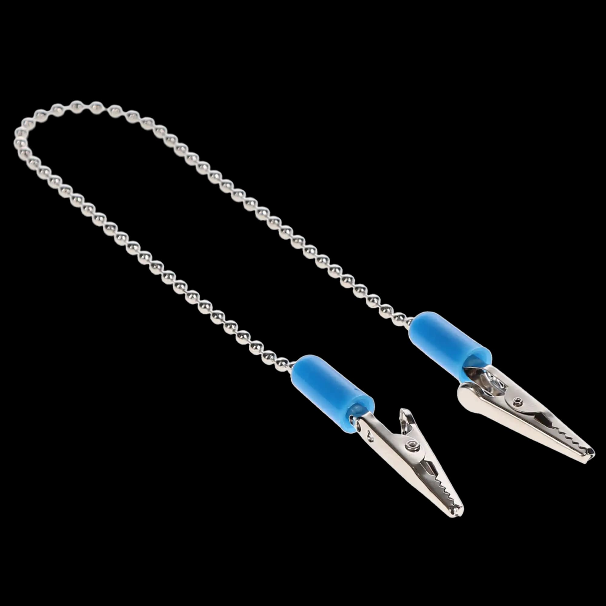 Daisy Chain Bib Clips, Blue, 3/Pk thumbnail 2