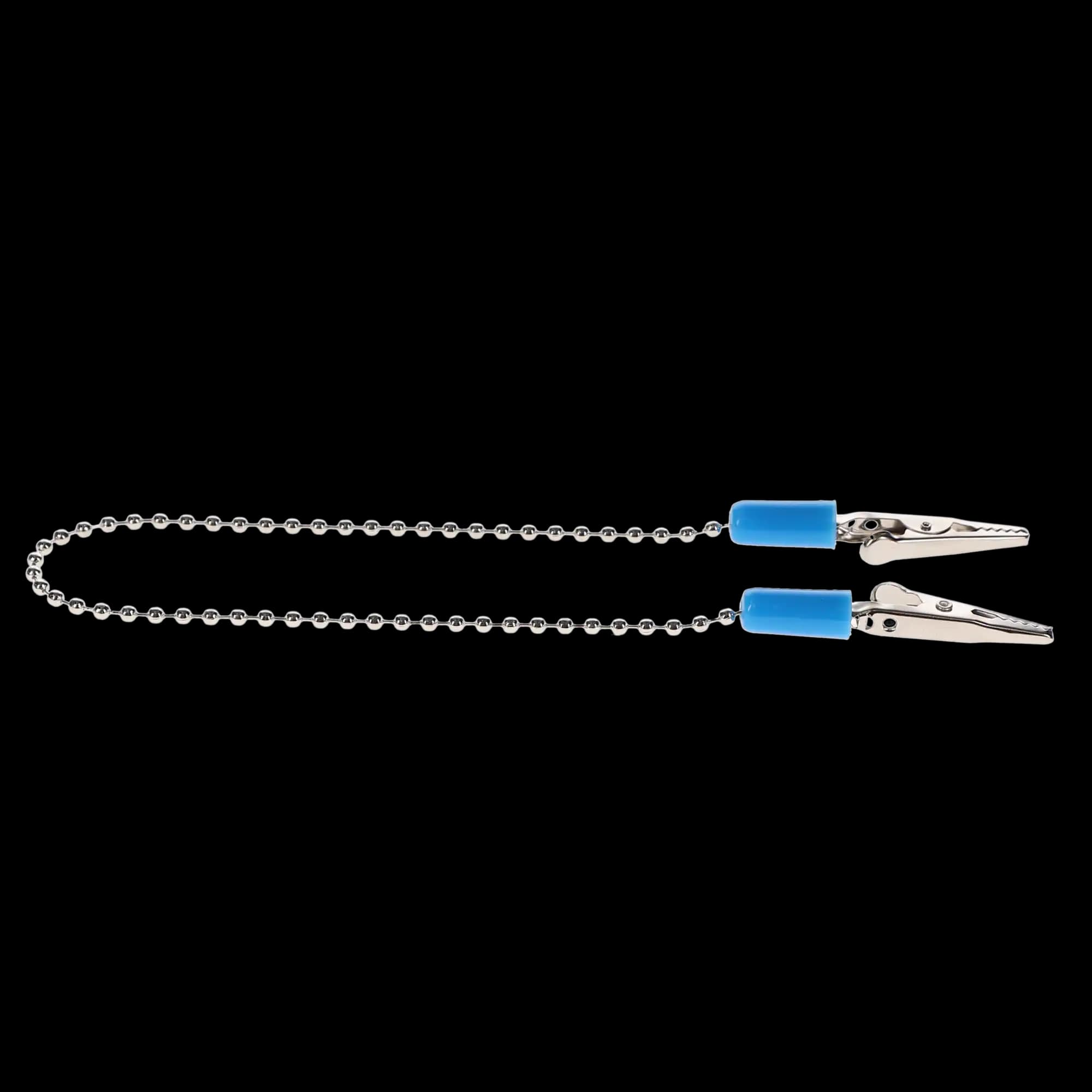 Daisy Chain Bib Clips, Blue, 3/Pk thumbnail 3
