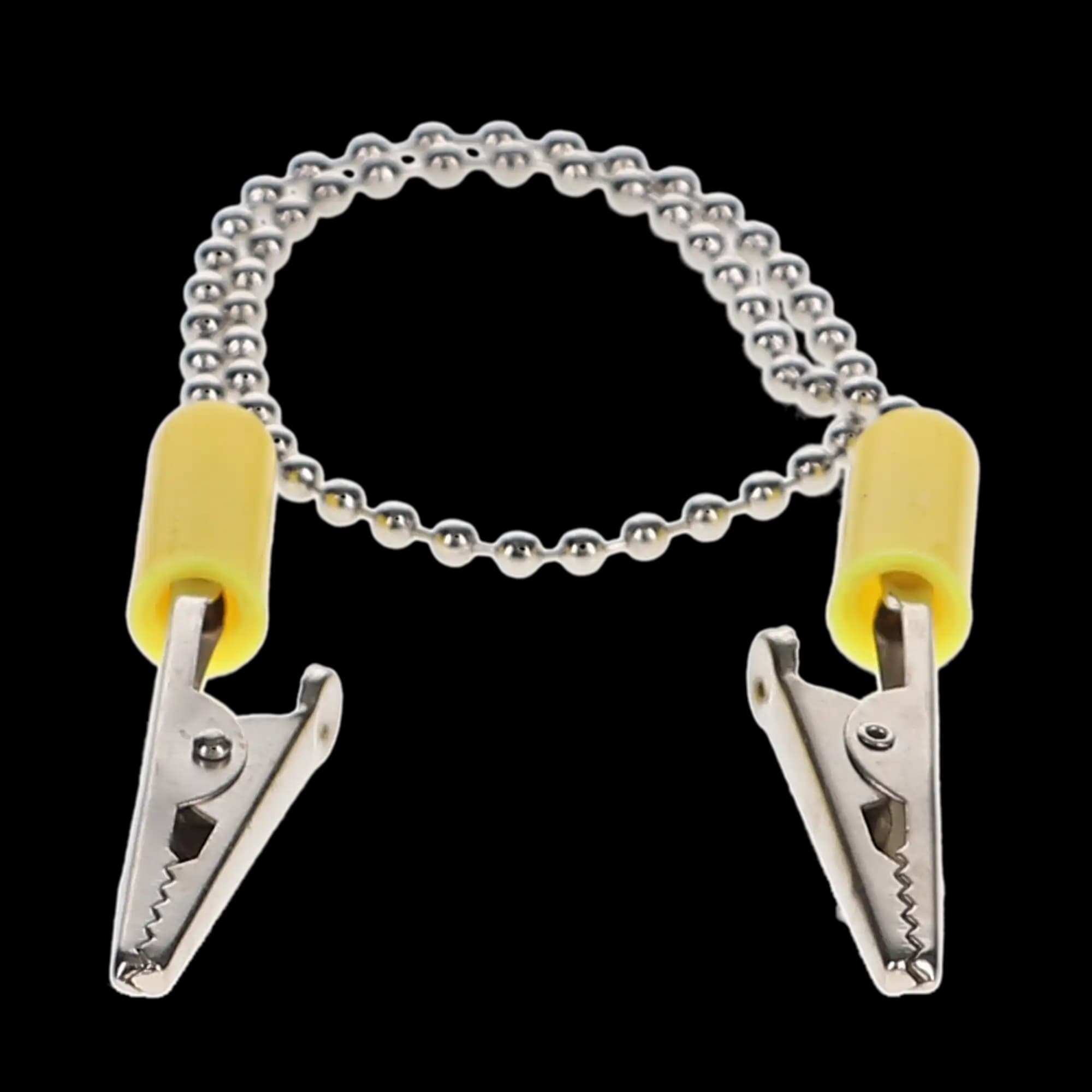 Daisy Chain Bib Clips, Yellow, 3/Pk - Daisy Chain Bib Clips, Yellow, 3/Pk - Image 1