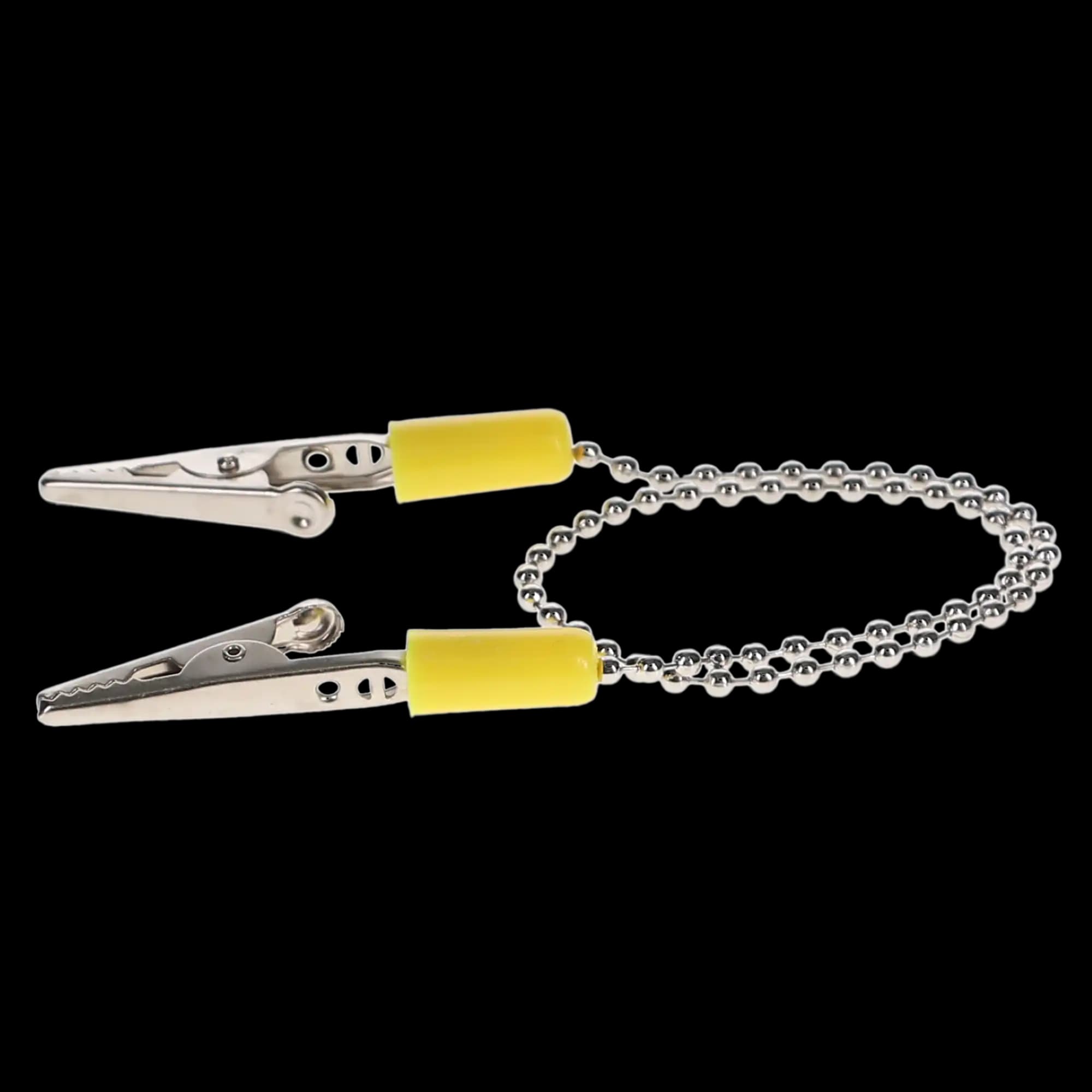Daisy Chain Bib Clips, Yellow, 3/Pk thumbnail 3