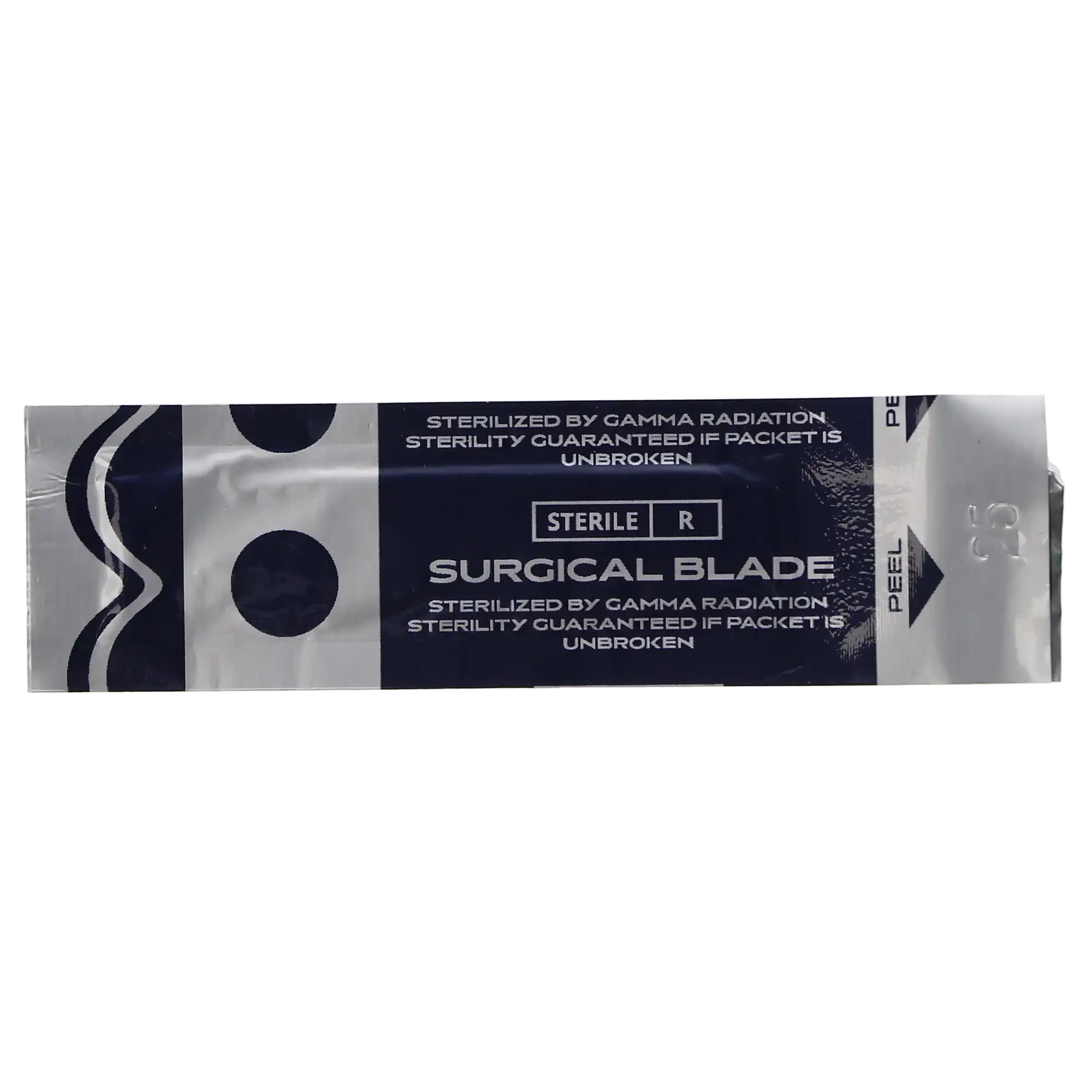 House Brand Dentistry Sterile Surgical Blades, Carbon Steel, #25, 100/Box thumbnail 2