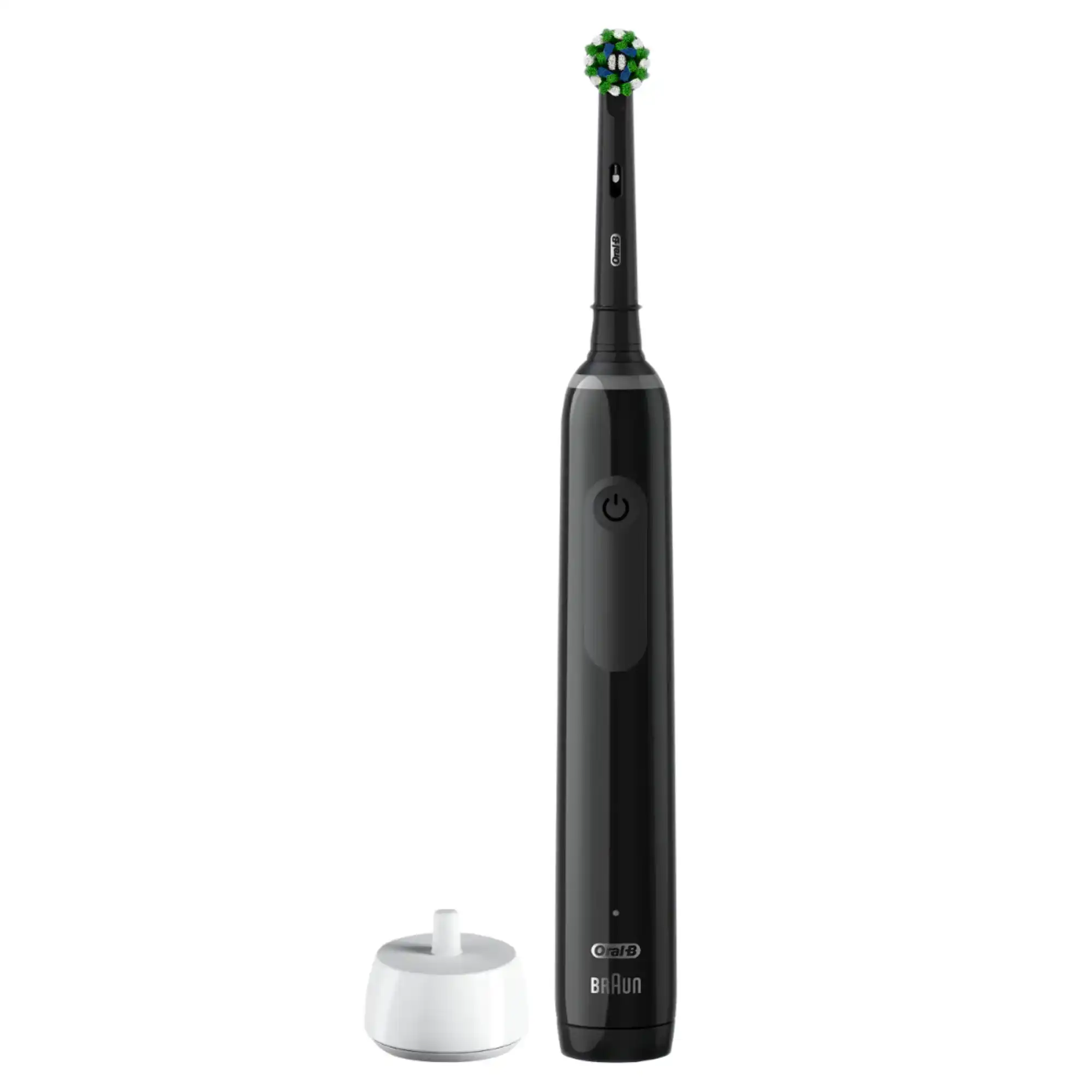 Oral-B Smart 1500 Electric Rechargeable Toothbrush, Black, 3/Case, Includes Handle, Charger, and 1 CrossAction Brush Head thumbnail 3