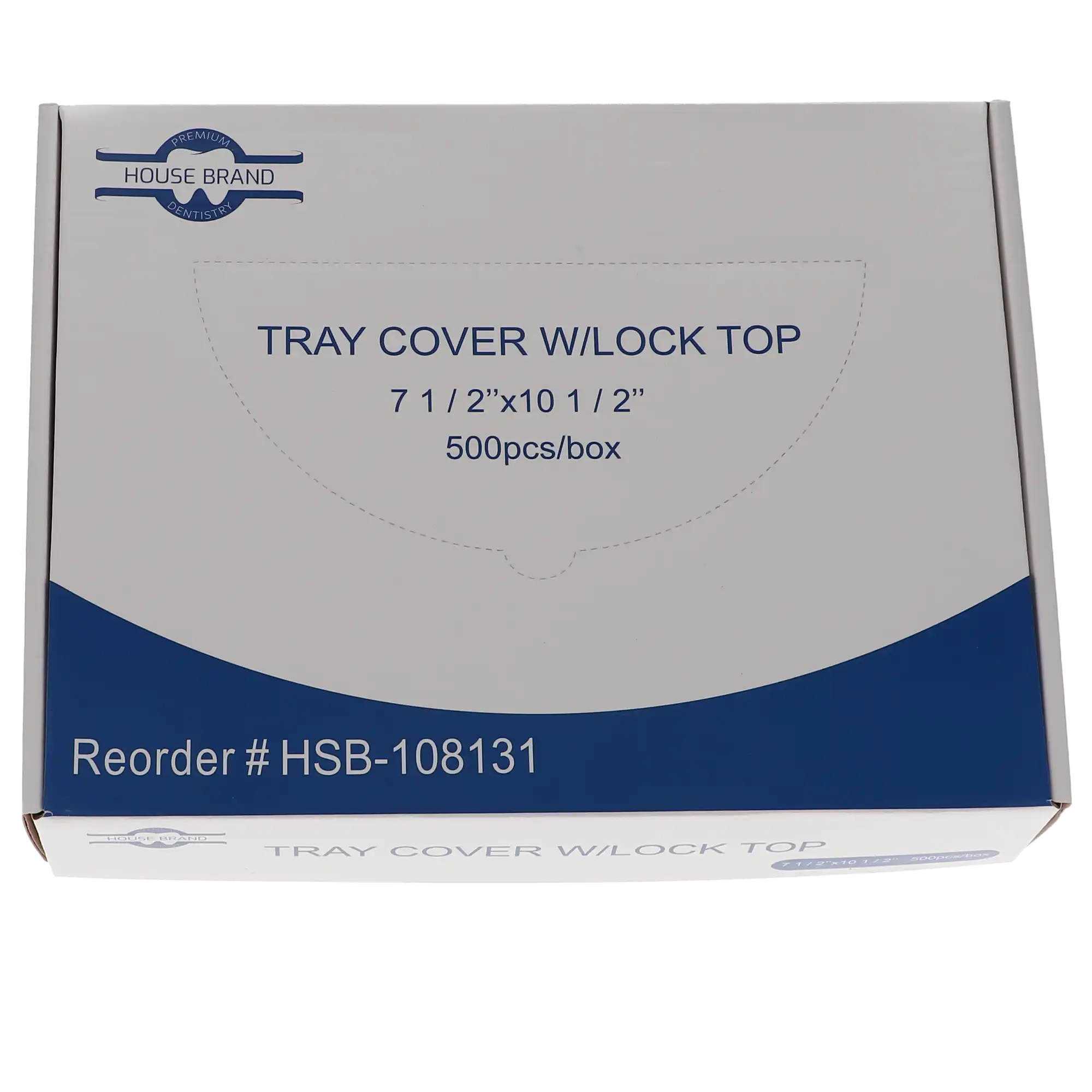 Clear Plastic Tray Sleeves, Lock-Top, Size F, 7.5" x 10.5", 500/Pk, 108131 thumbnail 3