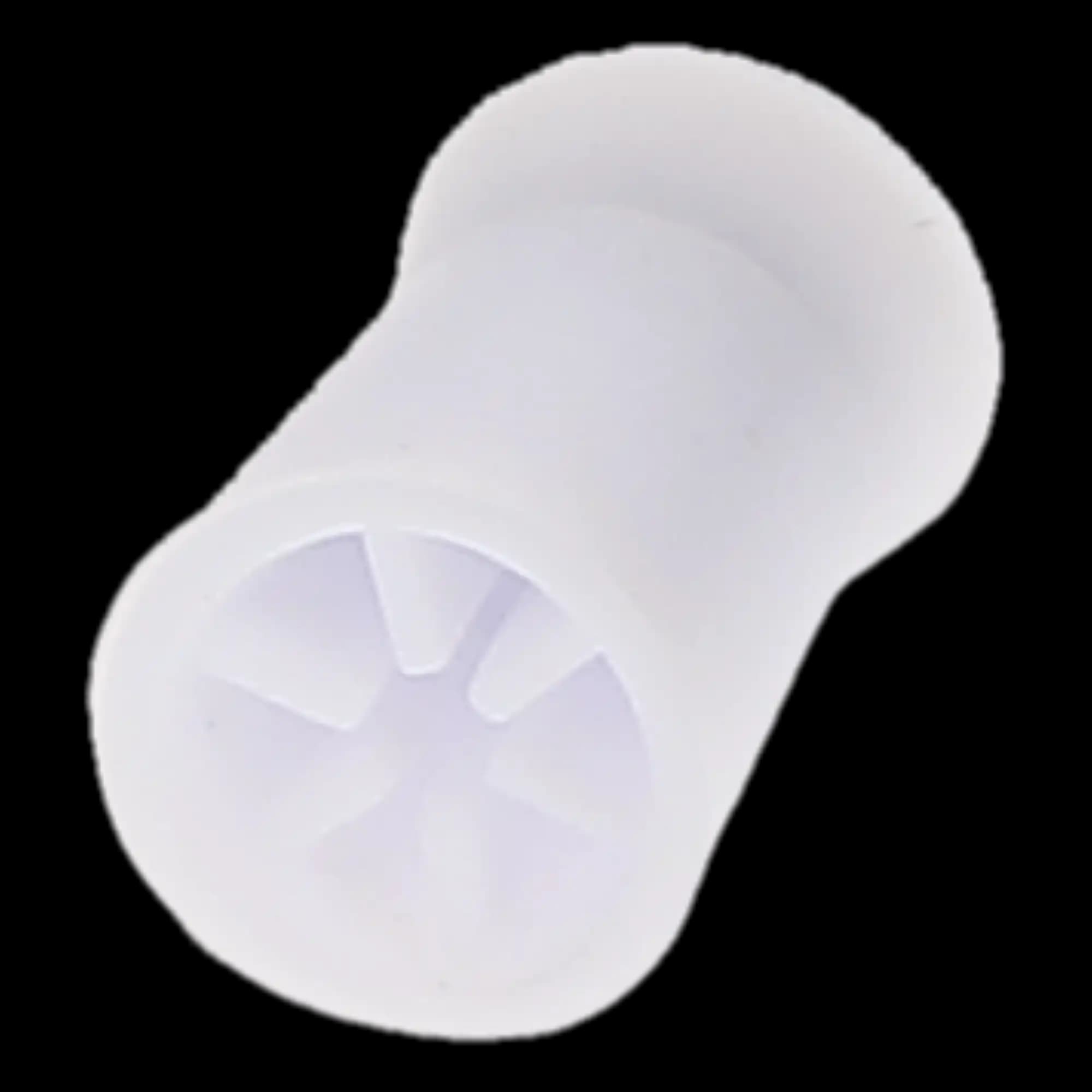 Disposable Prophy Cups, Silicone Soft, White, Screw Type, Webbed, 144/Pk, 102001 thumbnail 3
