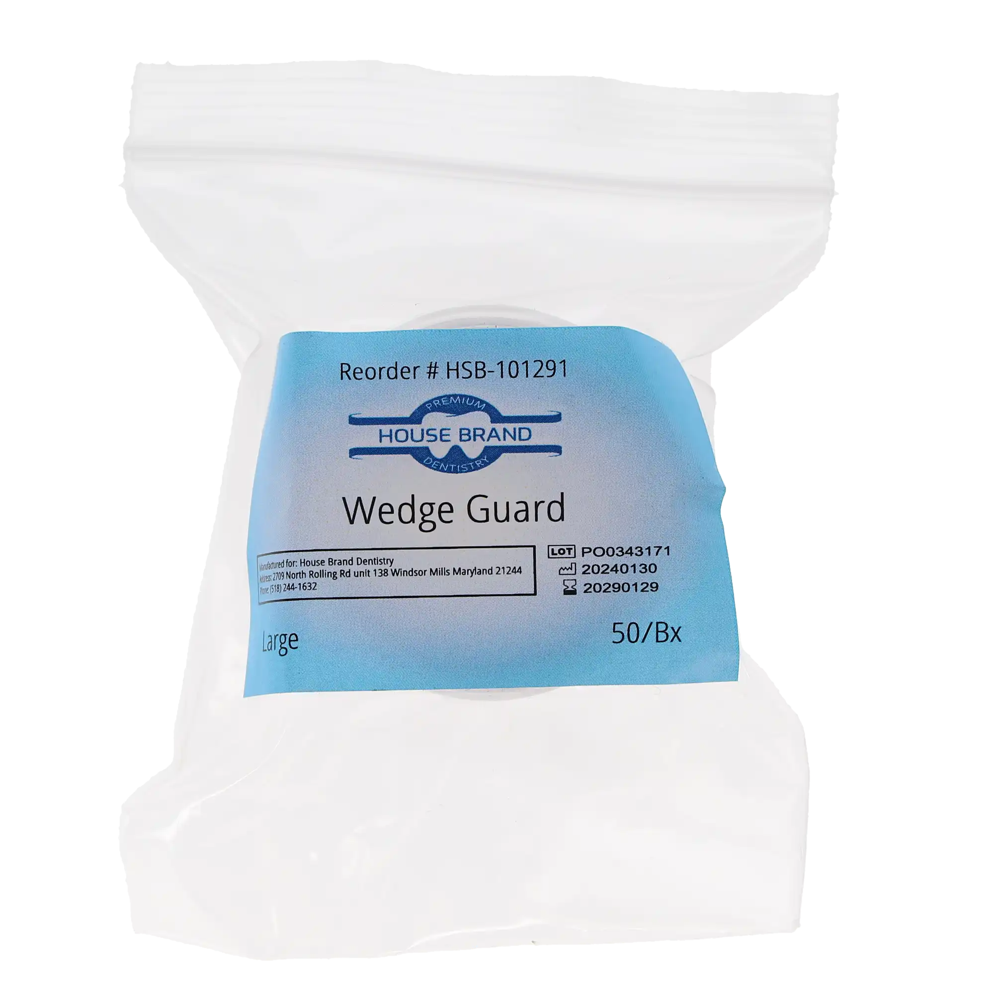 ContourPro Sectional Matrix System WedgeGuard Refill, Large, Purple, 50/Pk, 101291 thumbnail 4