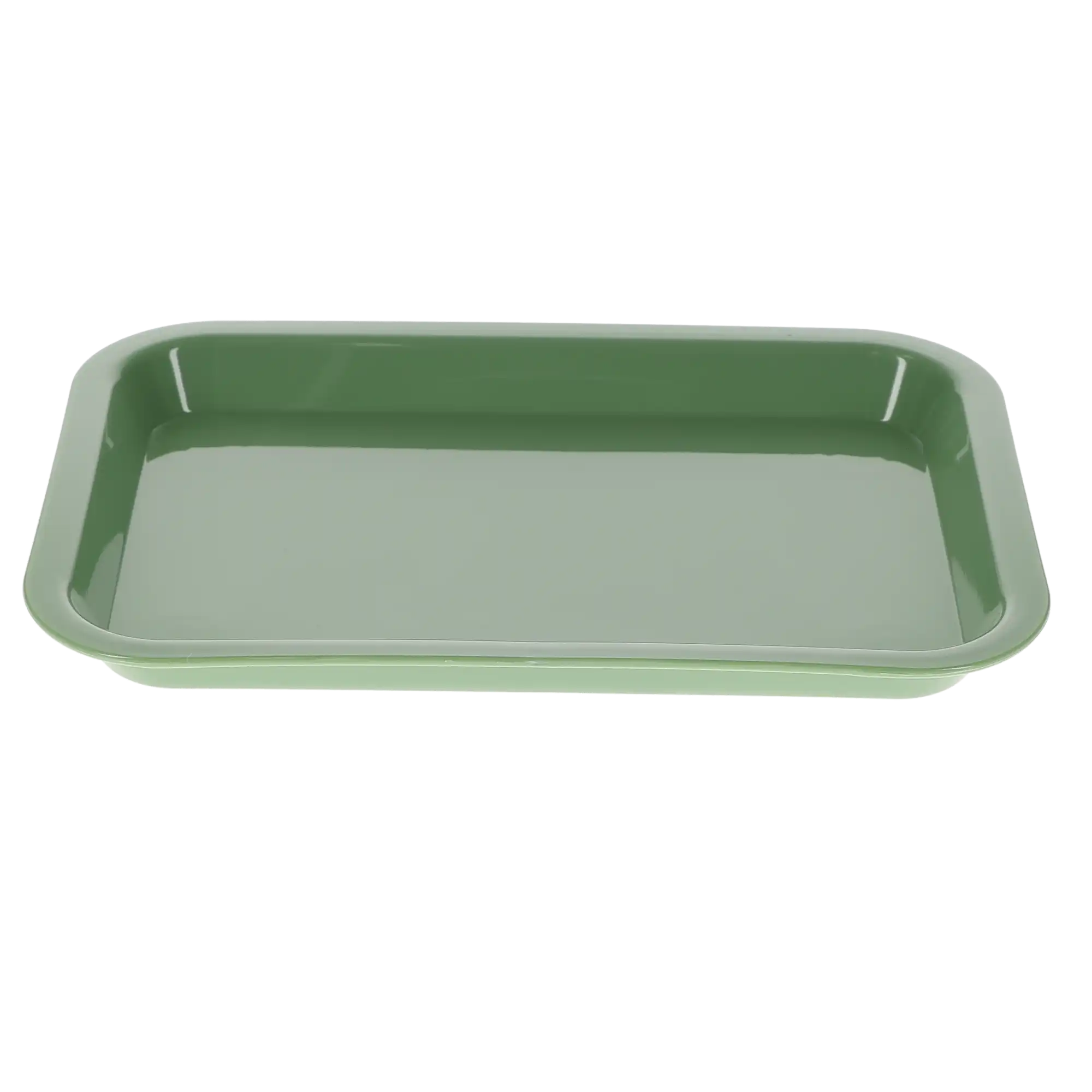 HSB Set-Up Plastic Flat Tray, #F, Mini, Neon Green, 1/Pk, 108157 thumbnail 5