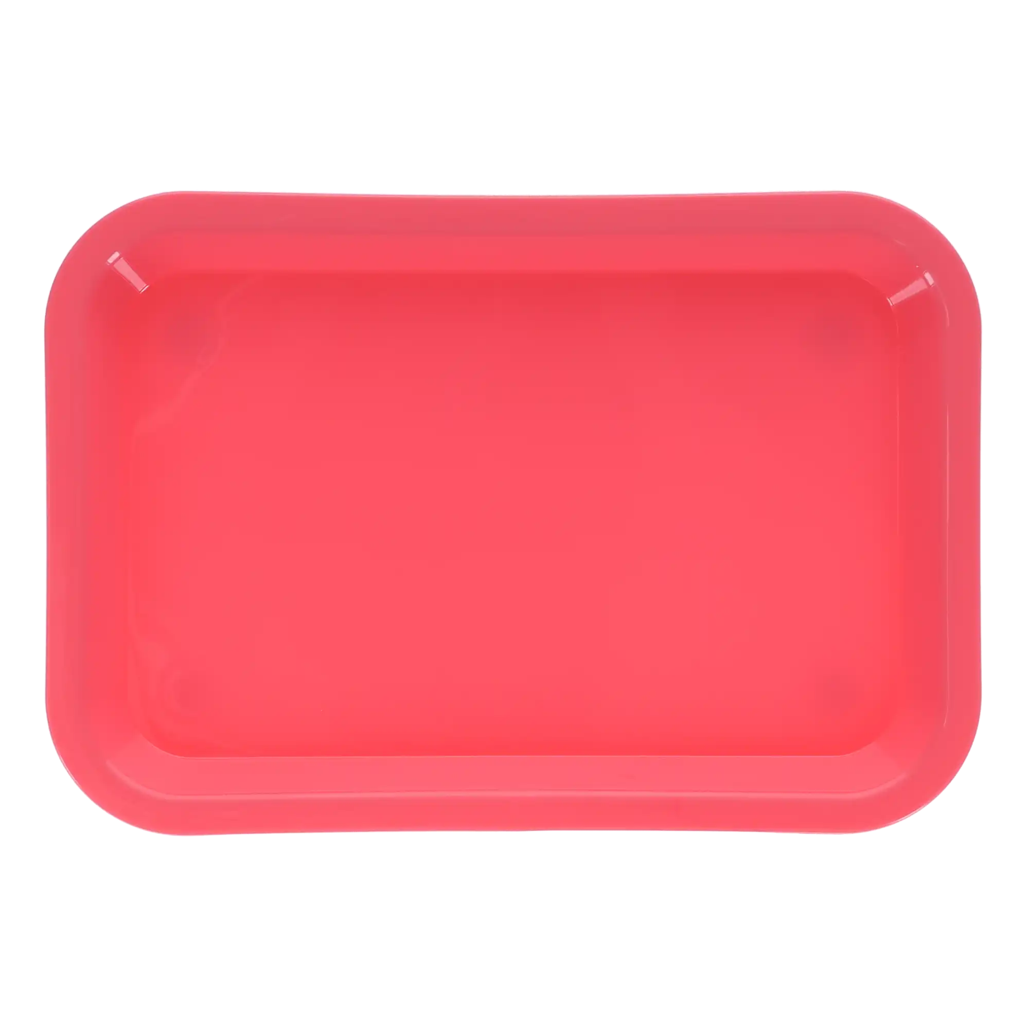 Set-Up Plastic Flat Trays, #F, Mini, Neon Pink, 1/Pk, 108158 thumbnail 3