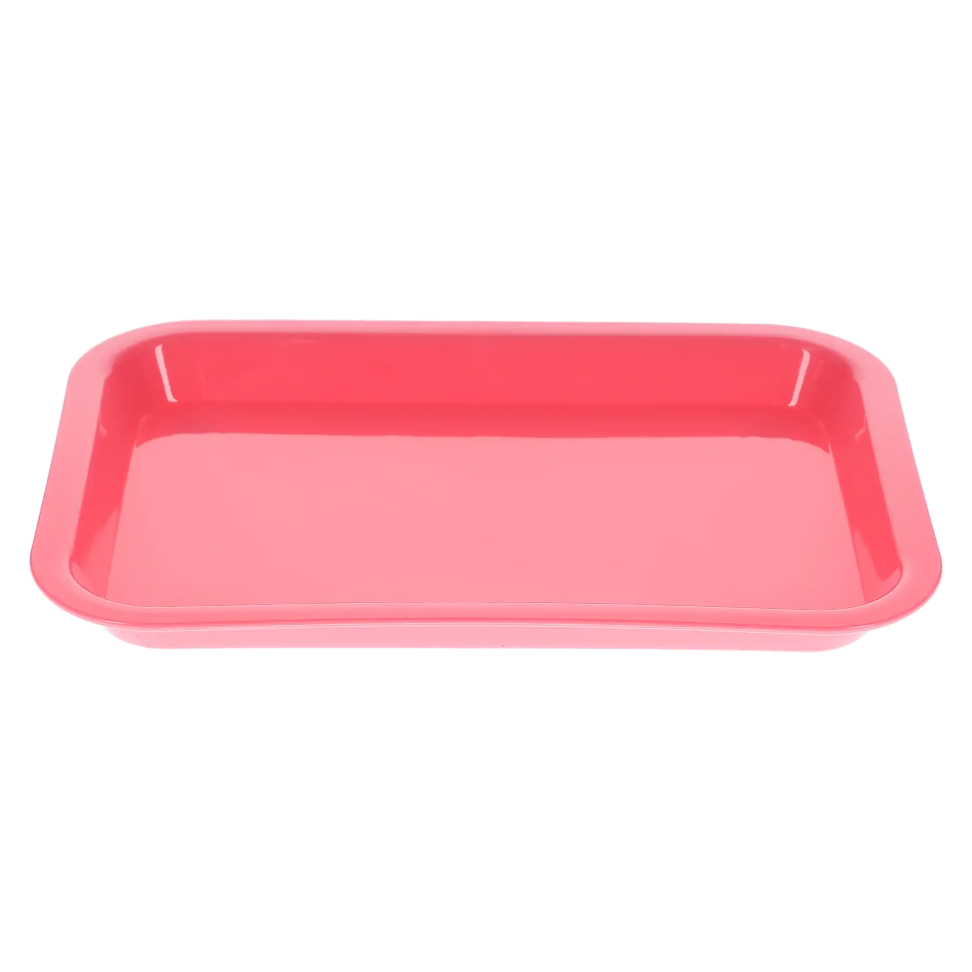 Set-Up Plastic Flat Trays, #F, Mini, Neon Pink, 1/Pk, 108158 thumbnail 5