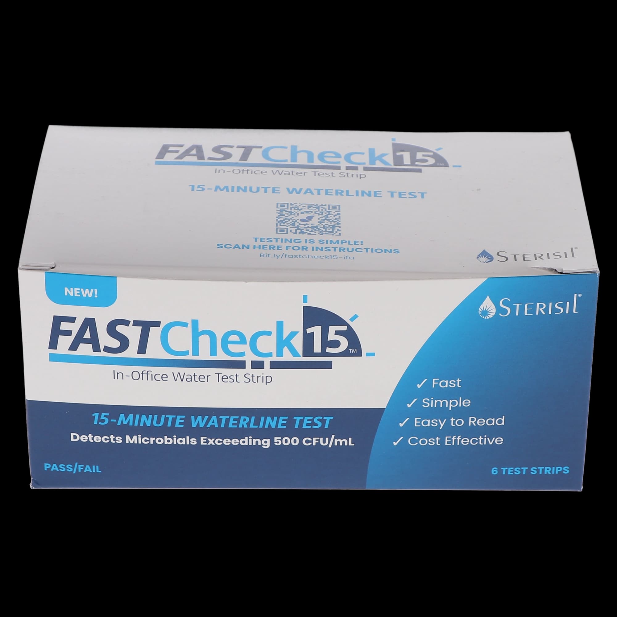 Sterisil FastCheck15 In-Office Dental Unit Waterline Test Strips, 15-Minute Results, 6/Box, FC15-6 thumbnail 12