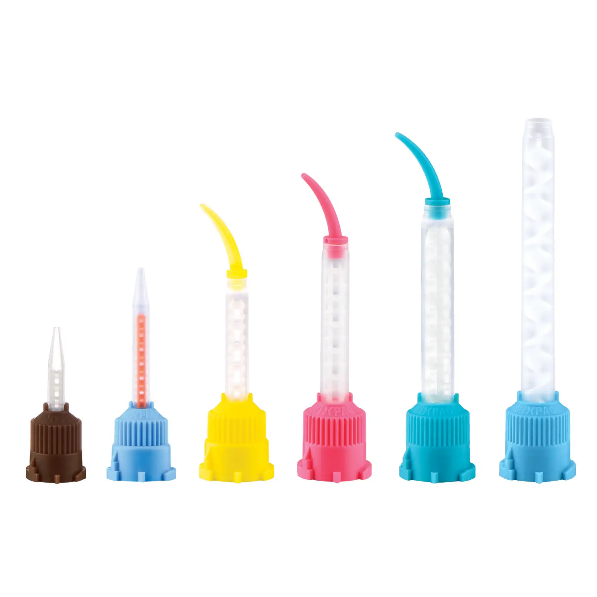 T-Mixer HP Mixing Tips, Blue/Orange, 3.2mm Short, 50/Pk thumbnail 4