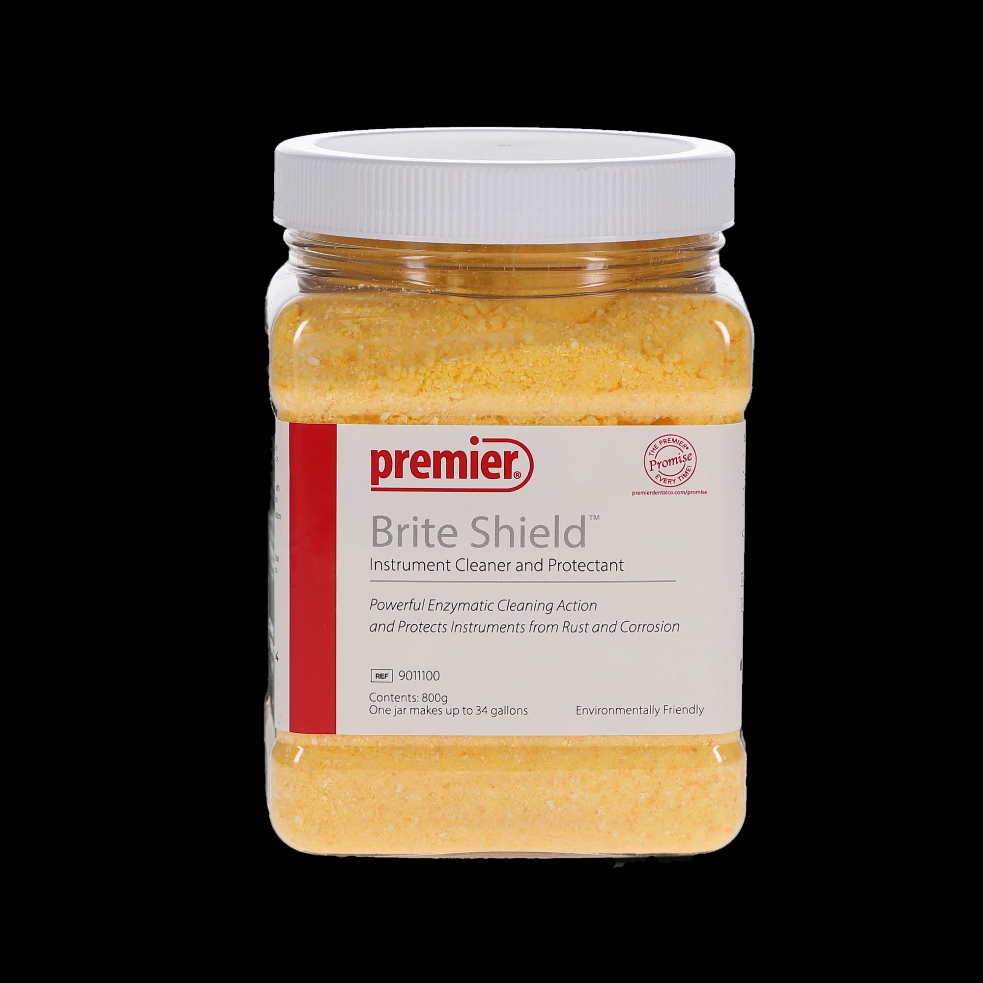 Premier Brite Shield Enzymatic Cleaner Powder, 800 g Container - Premier - Brite Shield - Enzymatic Cleaner Powder - 800gm - Image 1