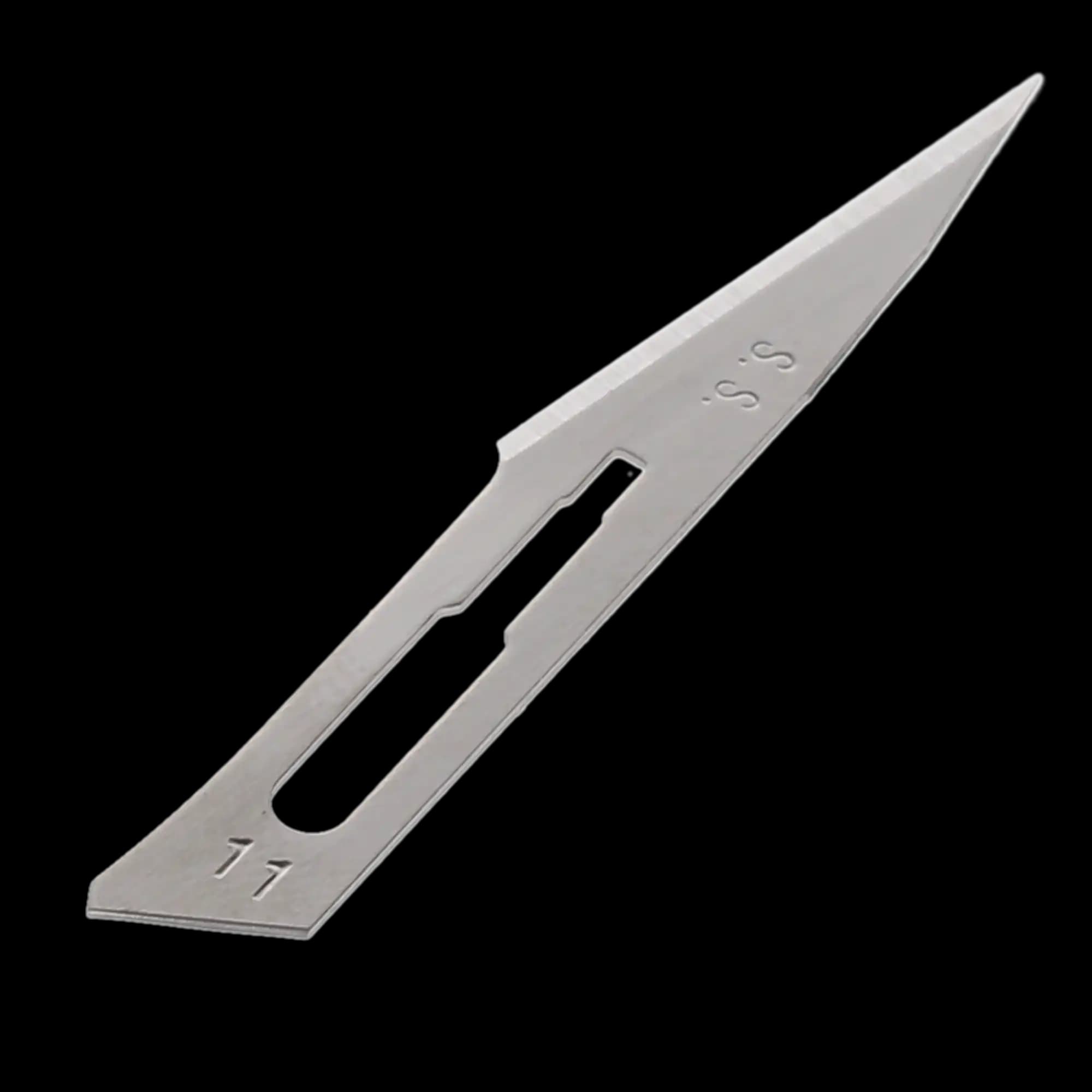 HSB #11 Sterile Stainless Steel Surgical Scalpel Blades, 100/Box thumbnail 2