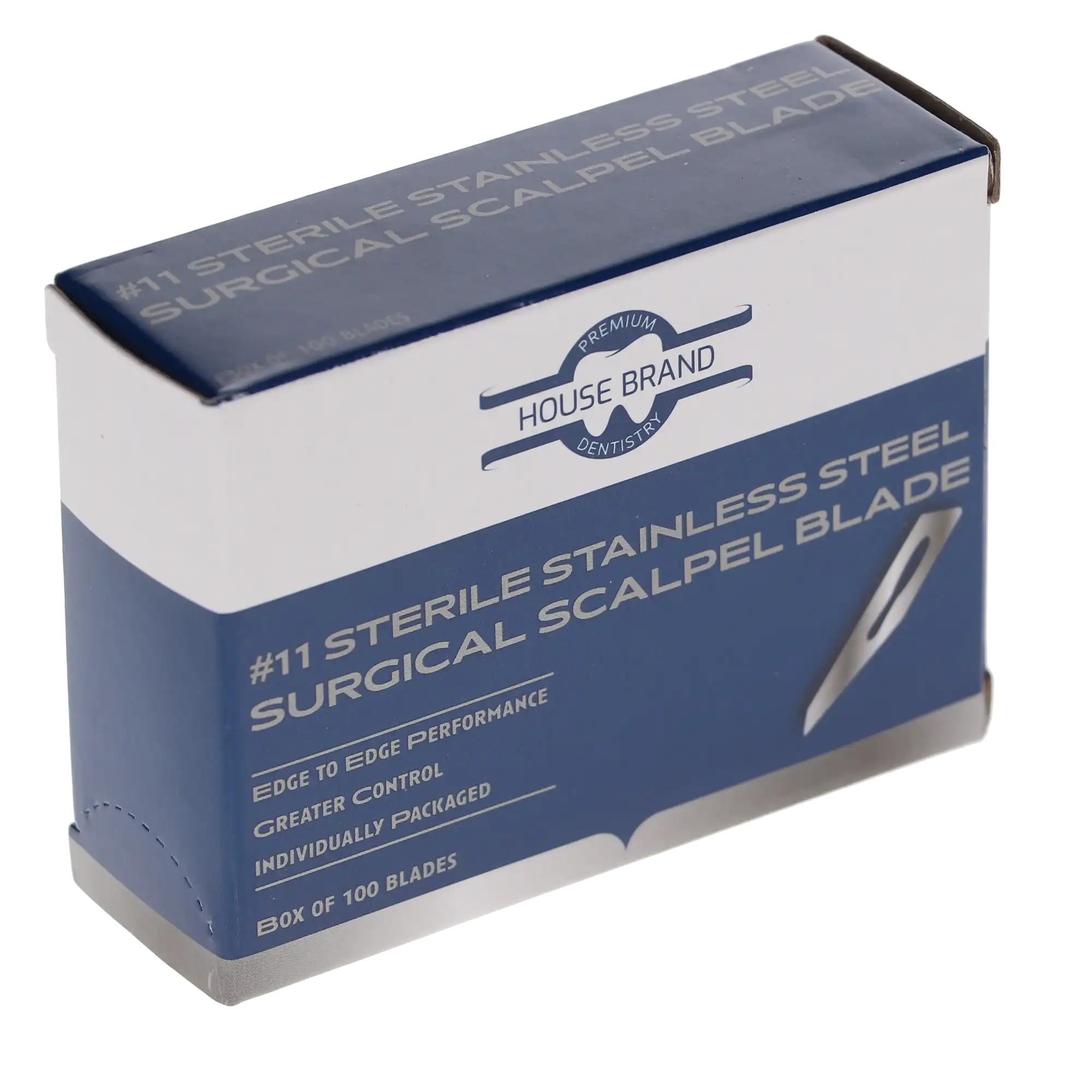 HSB #11 Sterile Stainless Steel Surgical Scalpel Blades, 100/Box thumbnail 4