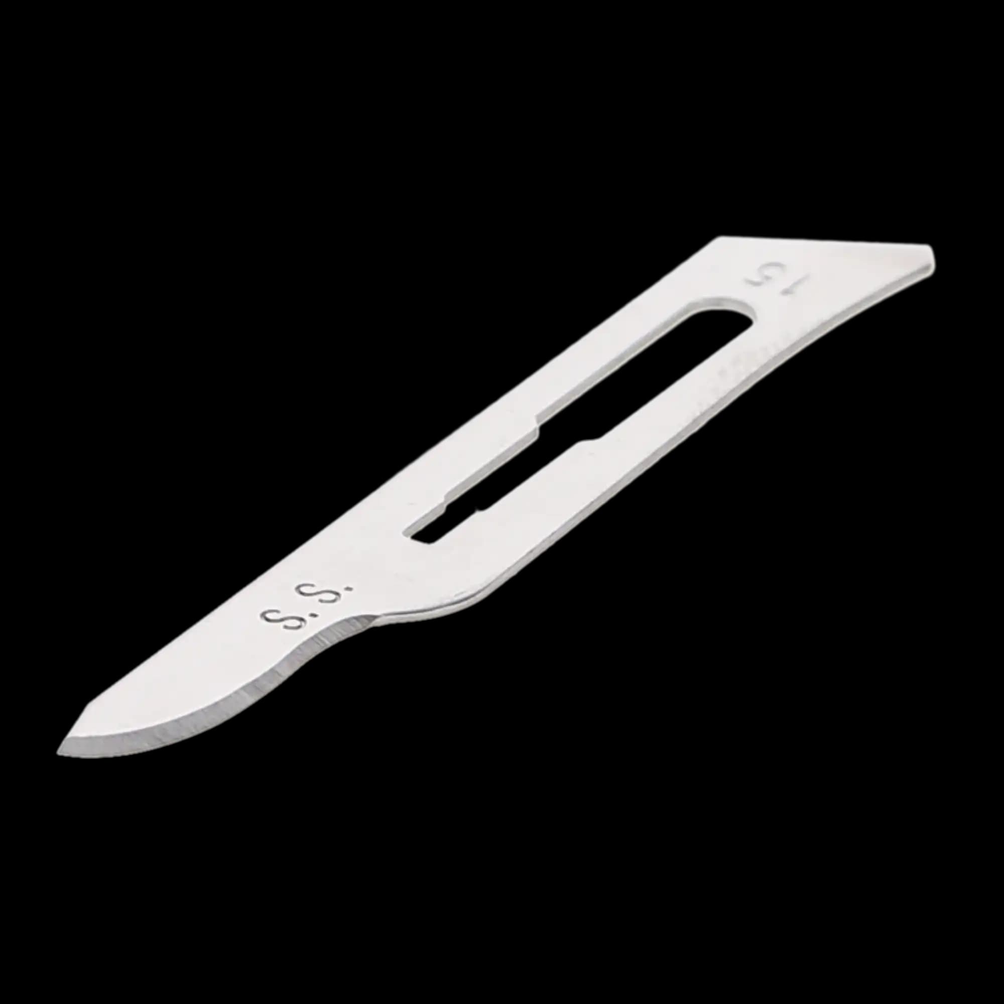 HSB #15 Sterile Stainless Steel Surgical Scalpel Blade, 100/Box (Equiv 6008T-15) - HSB - #15 Sterile Stainless Steel Surgical Scalpel Blade 100/Bx (Equiv 6008T-15) - Image 1