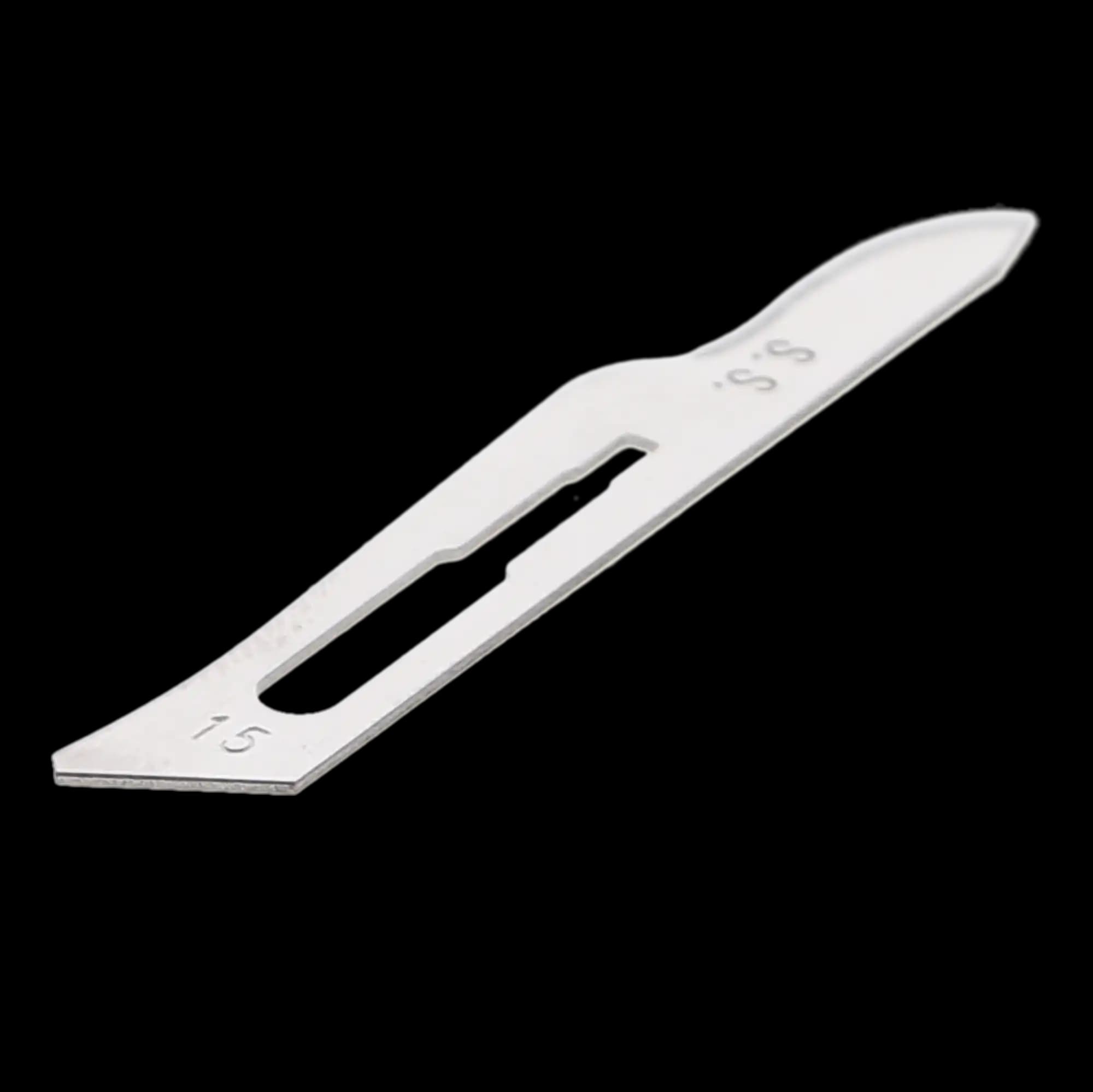 HSB #15 Sterile Stainless Steel Surgical Scalpel Blade, 100/Box (Equiv 6008T-15) thumbnail 2