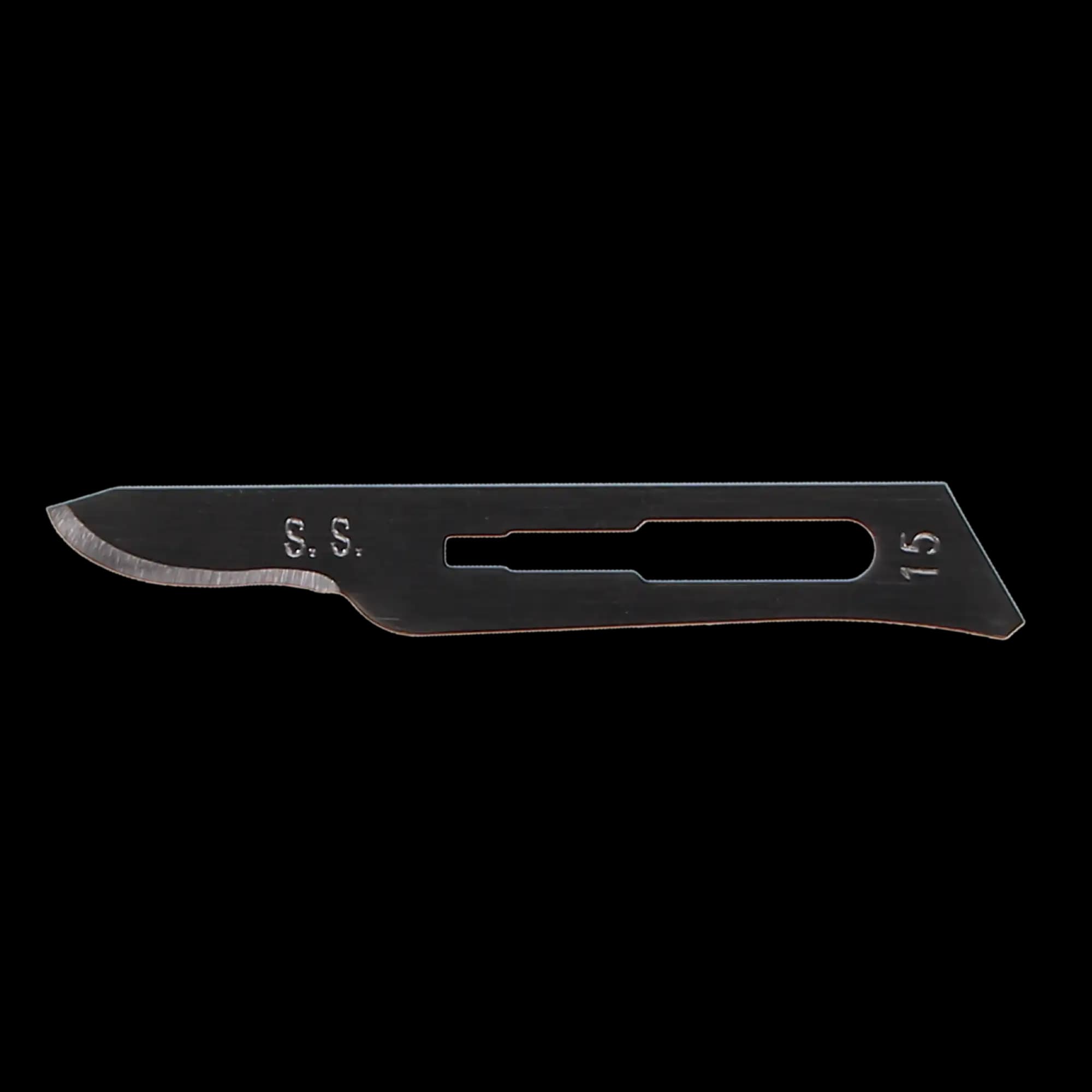 HSB #15 Sterile Stainless Steel Surgical Scalpel Blade, 100/Box (Equiv 6008T-15) thumbnail 5
