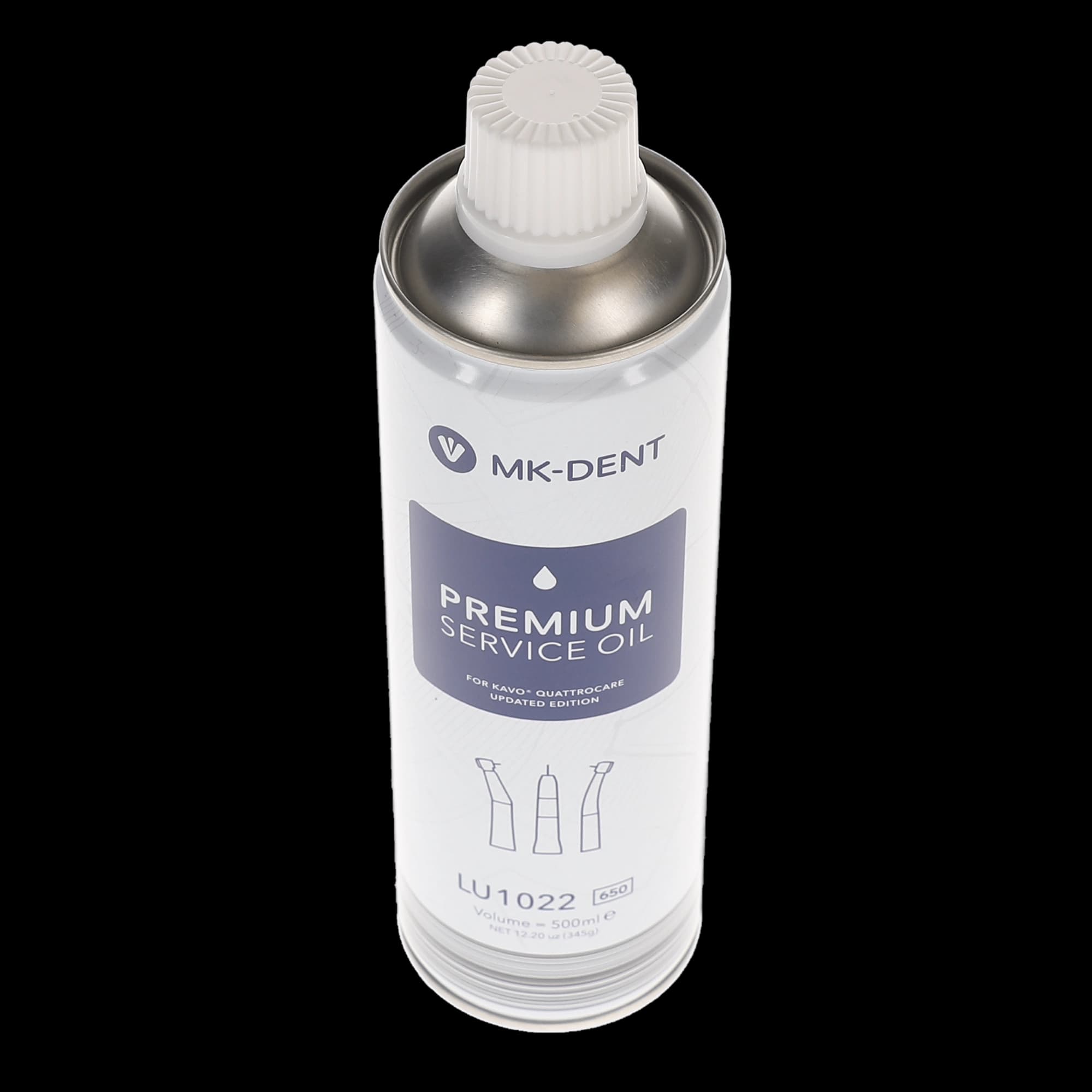 KaVo Quattrocare Plus Type Lubricant Spray, 500 ml Can, Without Nozzle, 1/Pk thumbnail 2
