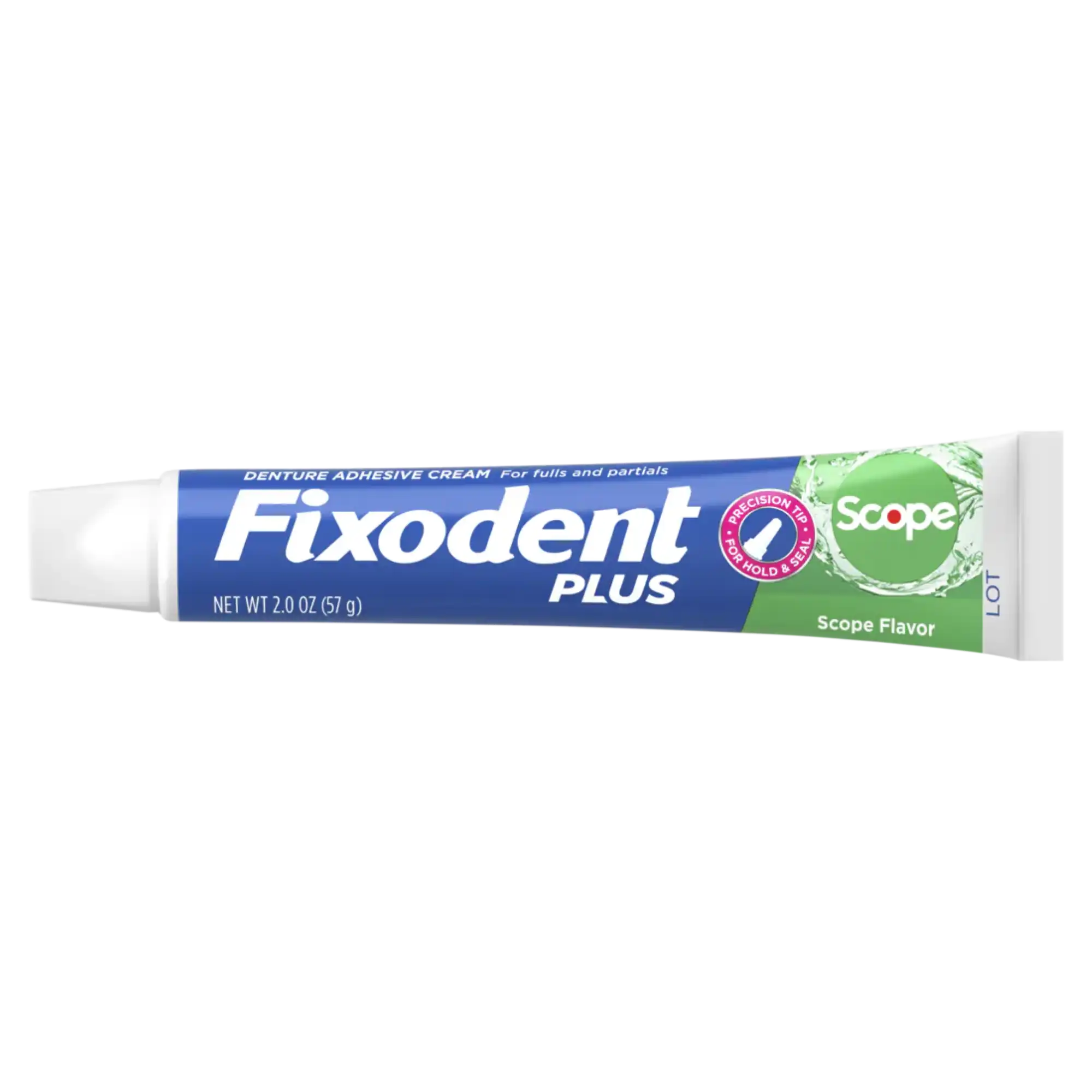 Fixodent Plus Scope Denture Adhesive, 2 oz Tube, 24/Case, 80754404 thumbnail 2