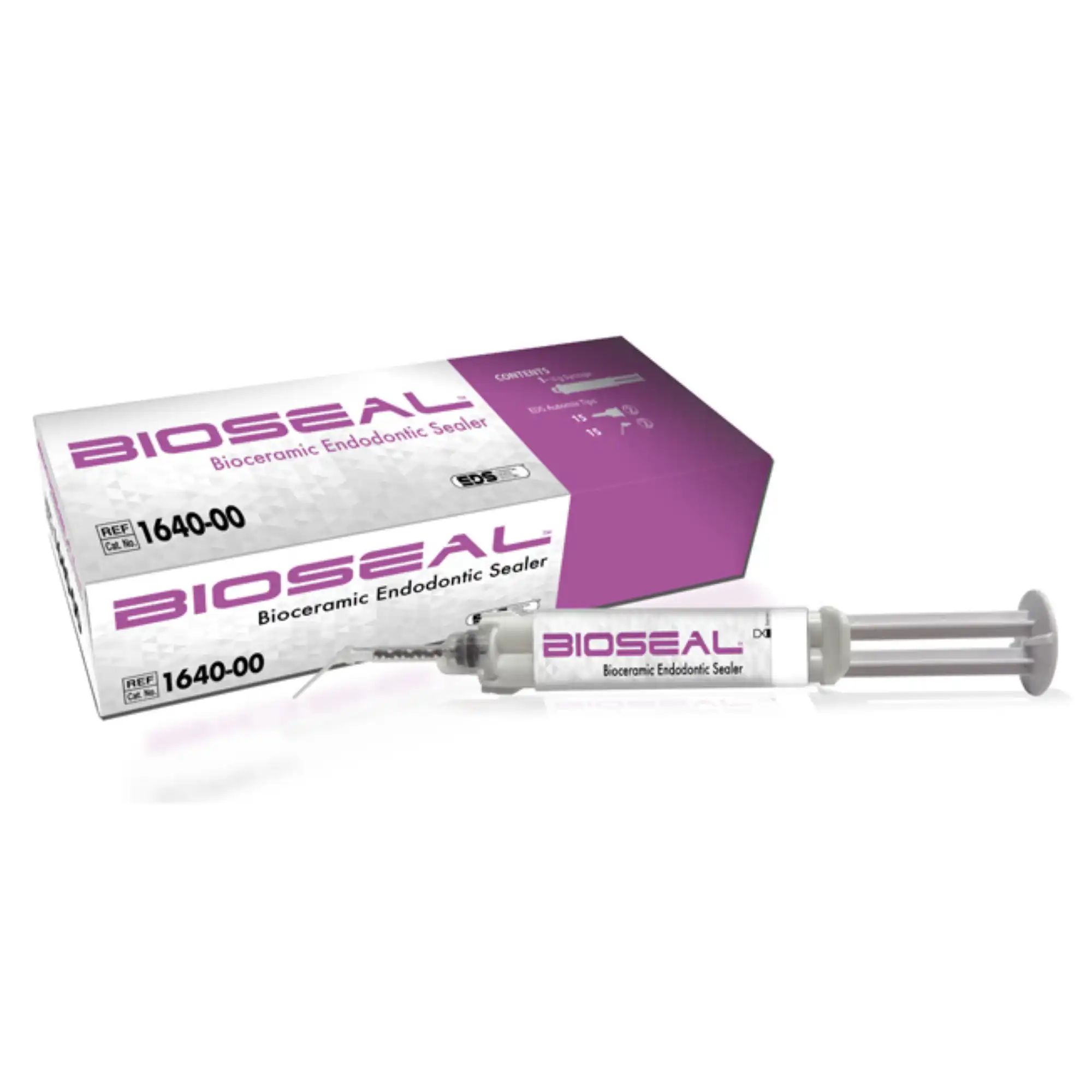 BioSeal Bioceramic Endodontic Sealer, 10g Automix Syringe with 15 Angled Endo Tips, 1640-00 thumbnail 2