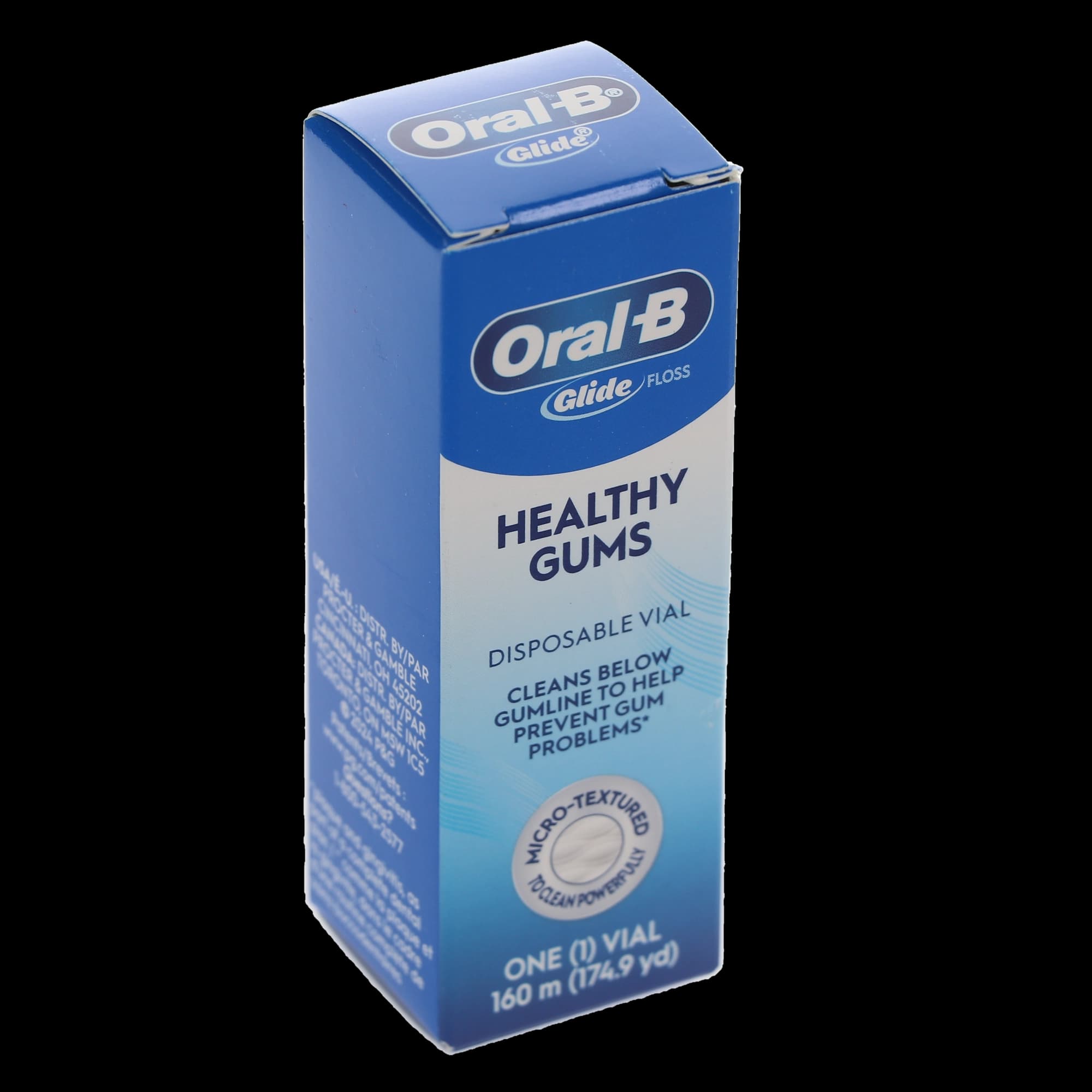 Oral-B Glide Healthy Gums Floss, Unflavored, 160m Disposable Vial, 1/Box, 80779740 thumbnail 6