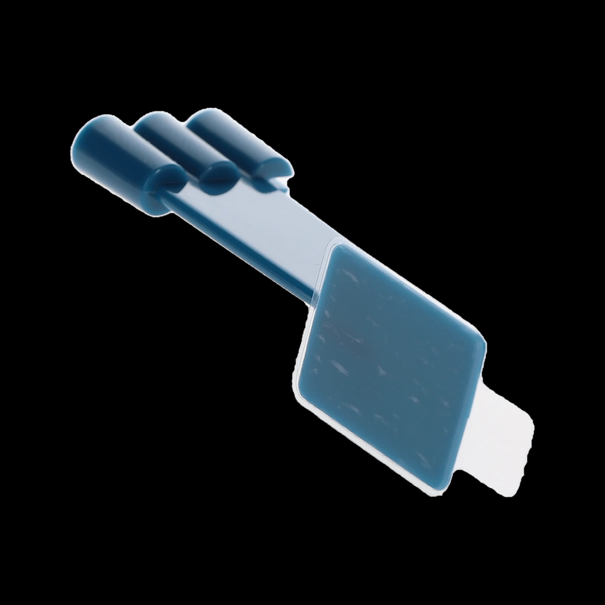 Pac-Dent EzAim Individually Cut Adhesive Sensor Holder, Bitewing, Blue, 50/Pk, 131119 thumbnail 4