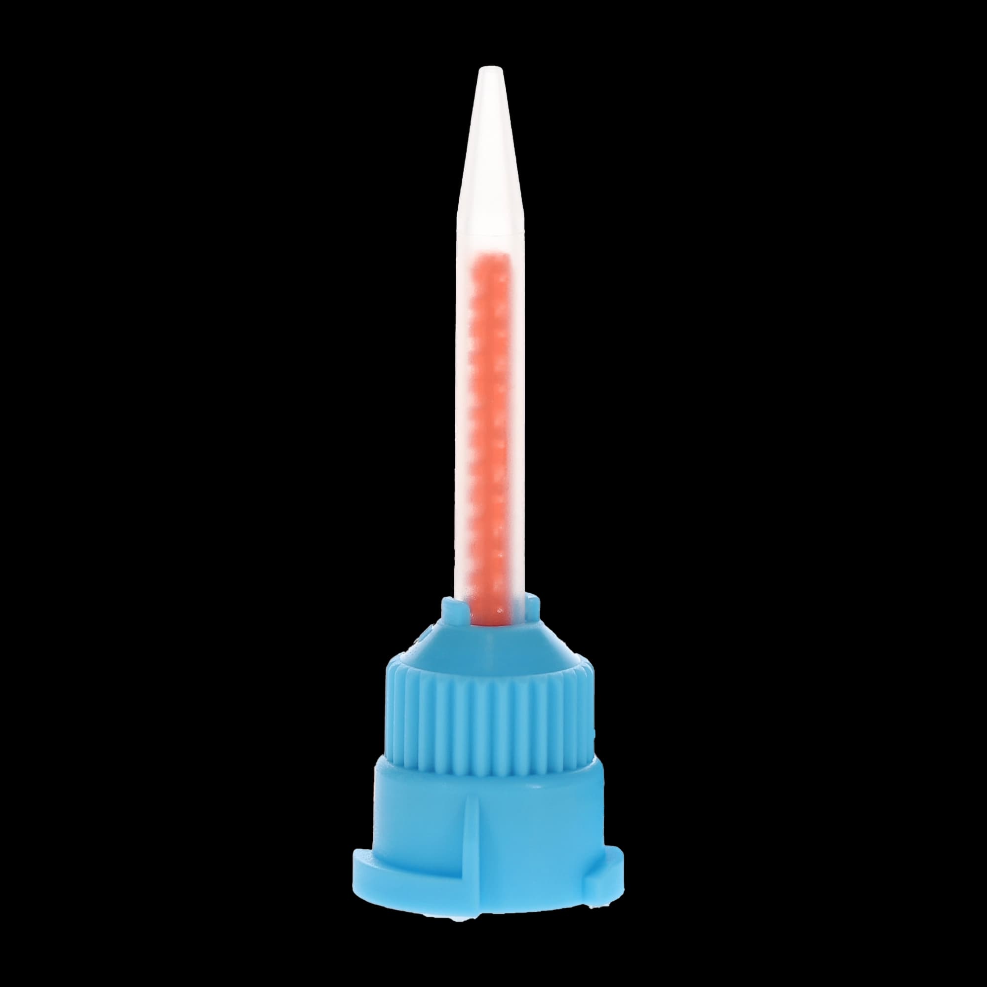 Mark3 T-Mixer Short HP Mixing Tips, 4:1, Blue/Orange, 48/Pk, 1433 thumbnail 2