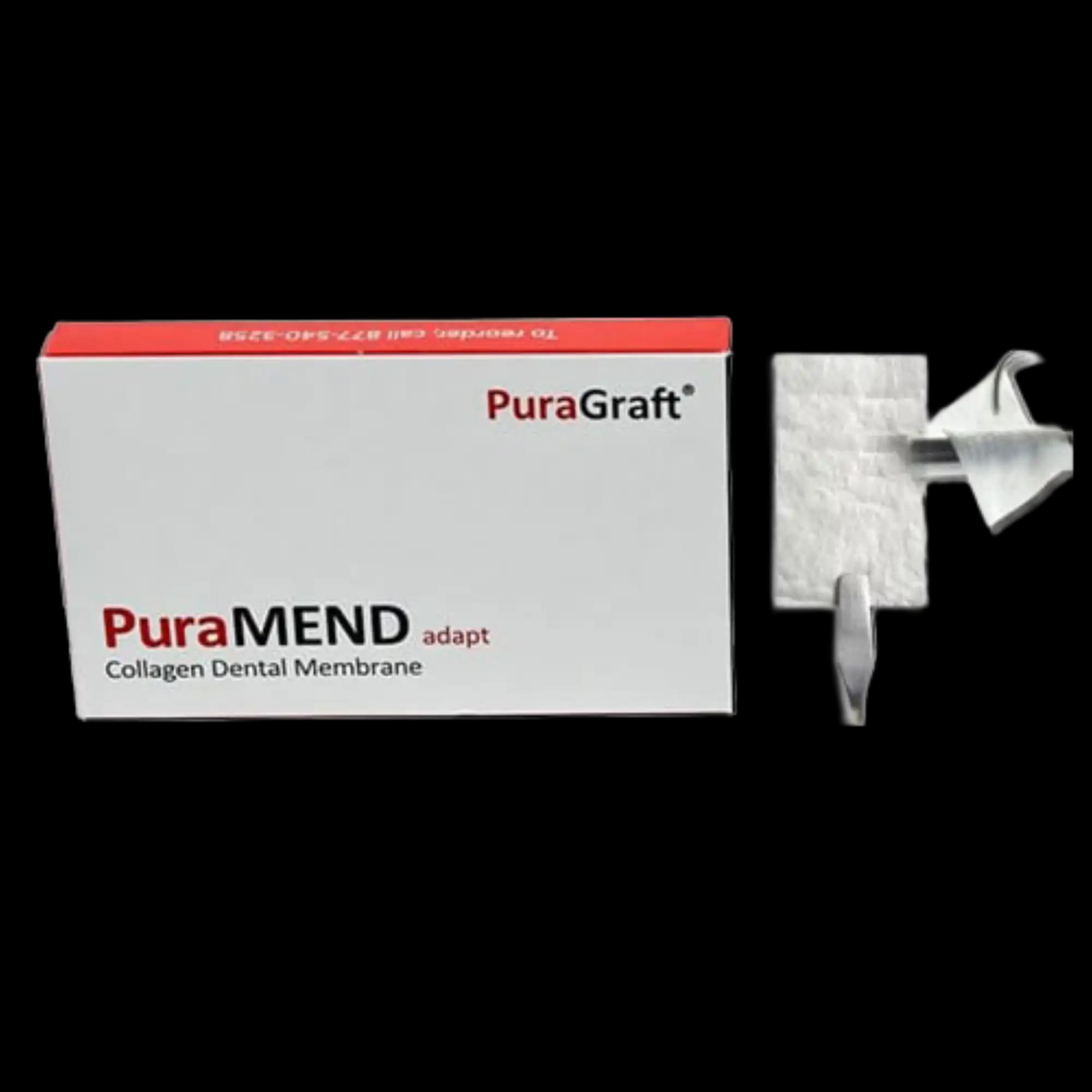 PuraMEND Adapt Resorbable Collagen Membrane, 15 x 20 mm, Type 1 Bovine Collagen, PGBA15 - Puramend Adapt Membrane 15X20, PGBA15 - Image 1