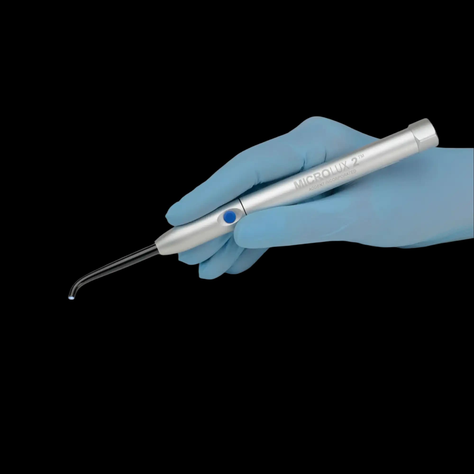 AdDent Microlux 2 Transilluminator with 2mm Micro Tip Glass Light Guide and 2 AAA Batteries, 110080-2 thumbnail 2