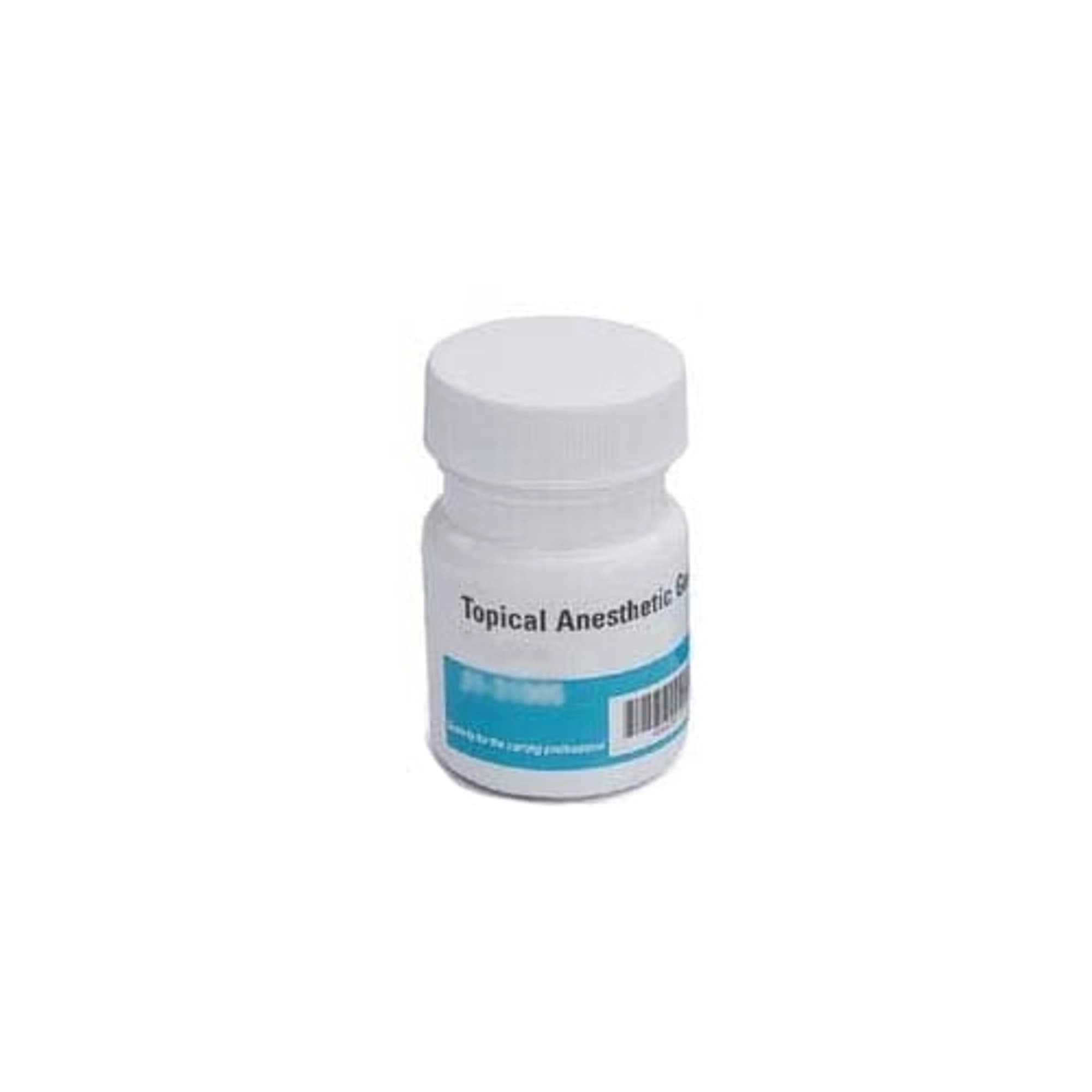Quala Topical Anesthetic Gel, 20% Benzocaine, Raspberry, 1 oz Jar - Quala - Topical Gel Raspberry - Image 1