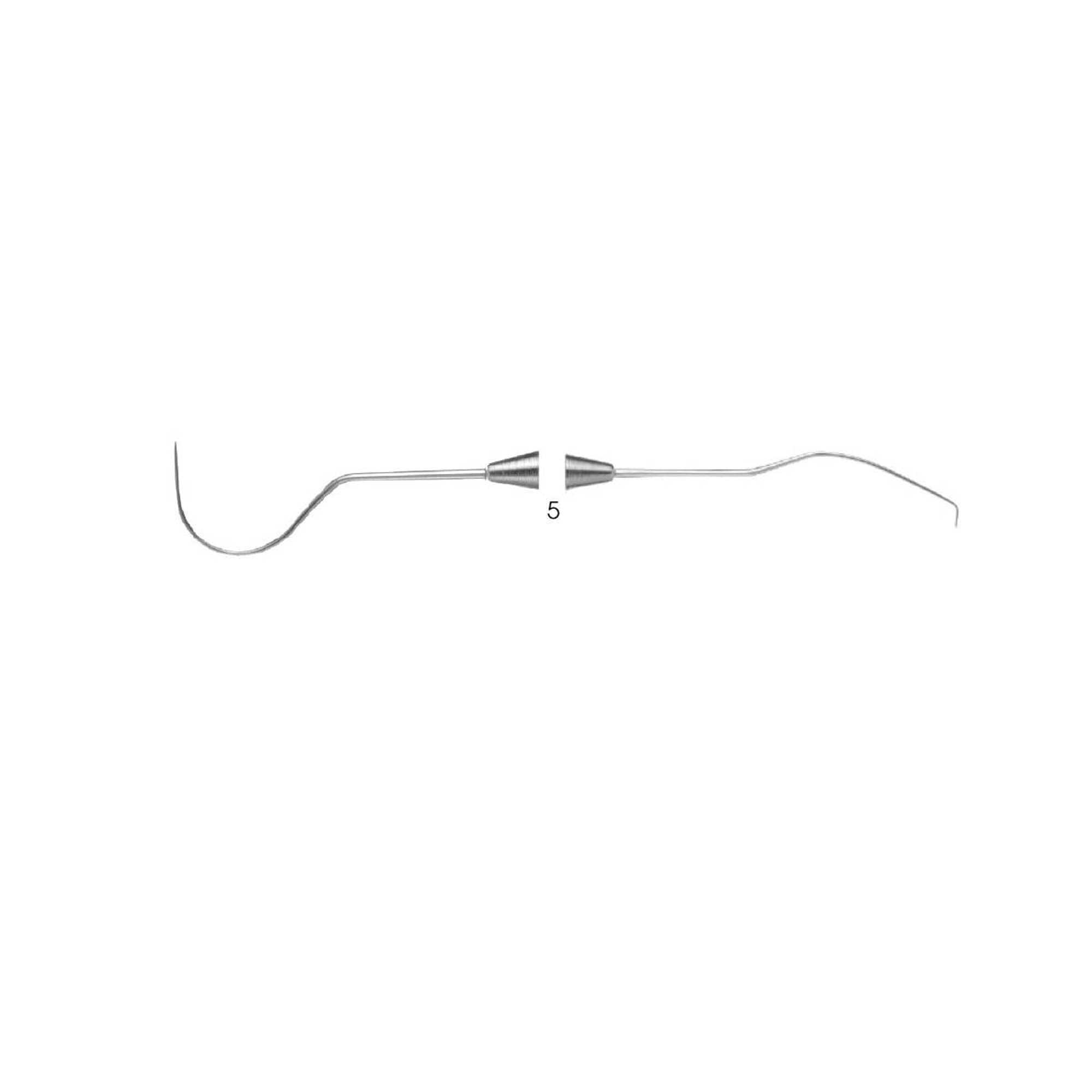 Quala Explorer Double-Ended #5/#6, Stainless Steel, EXD5Q/6 - Quala - Explorer De #5 - #6 Handle - Image 1