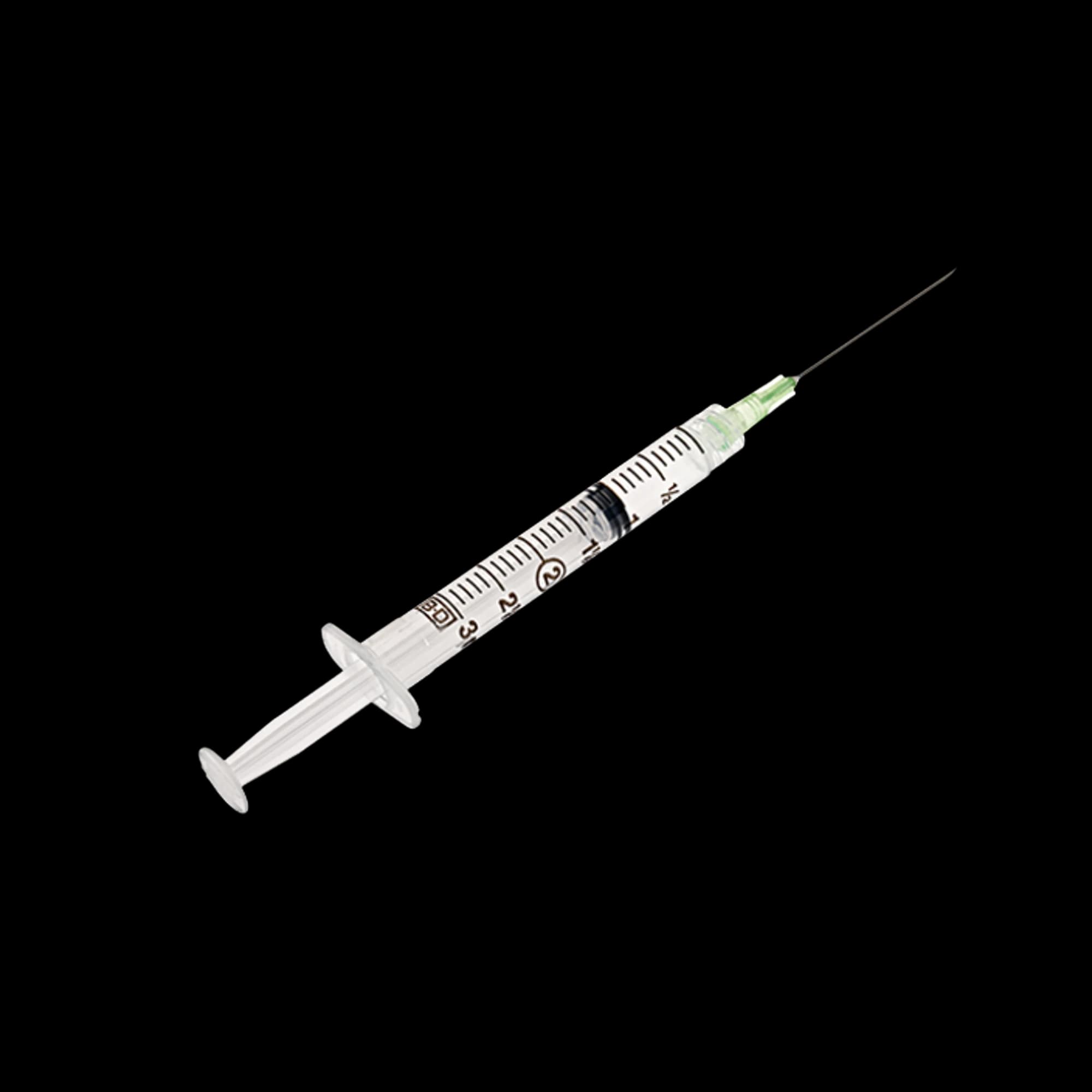 BD 3mL Syringe with 21G x 1-1/2" Needle Combination, Luer-Lok, Sterile, 100/Box, 8 Boxes/Case, 309577 thumbnail 2