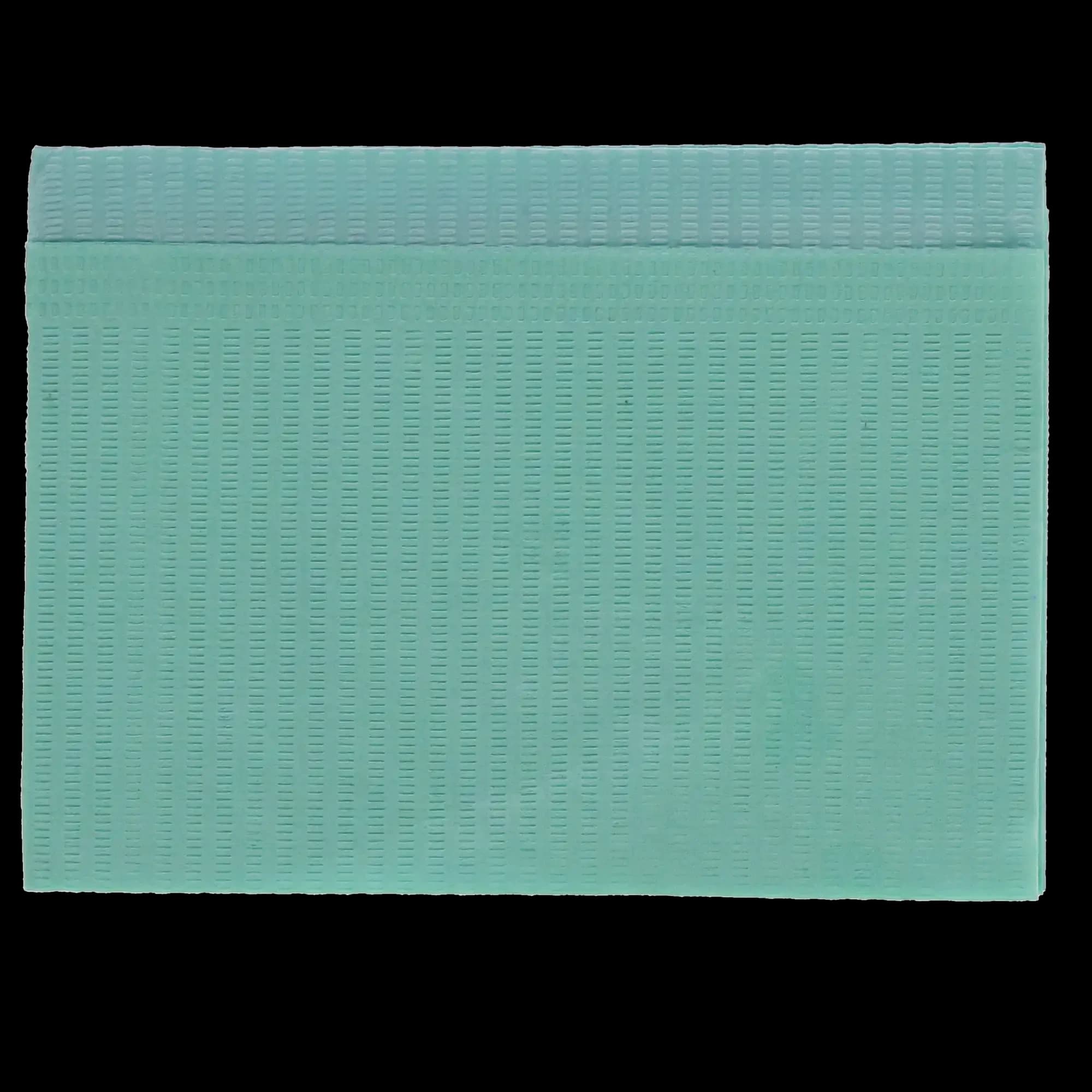Crosstex Advantage Plus Patient Bib, 3-Ply Tissue/Poly, Aqua, 13" x 18", 500/Case, WPXAAQ thumbnail 3