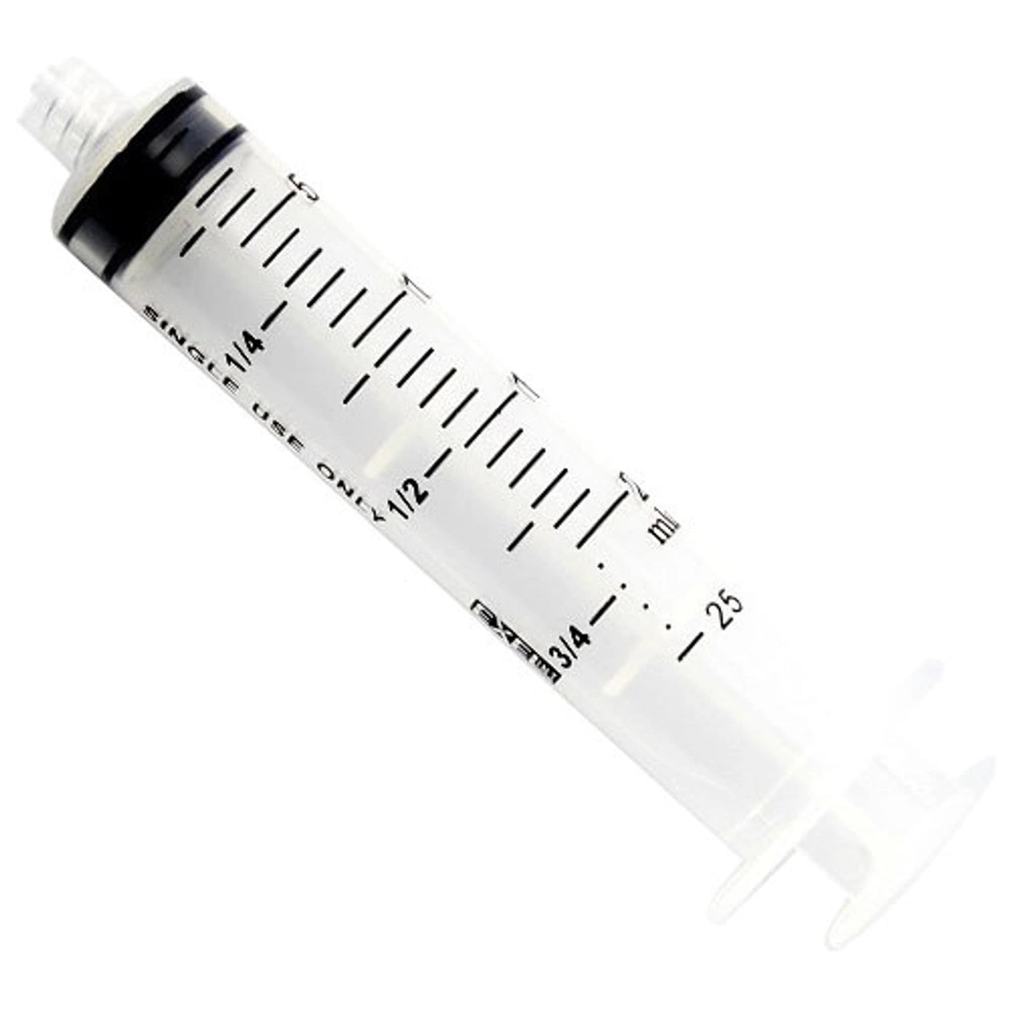 Exel International 20-25cc Luer Lock Syringe Only with Cap, Sterile, 50/Box, 26280 - International 20-25cc Luer Lock Syringe Only With Cap, Box of 50 Syringes, 26280 - Image 1