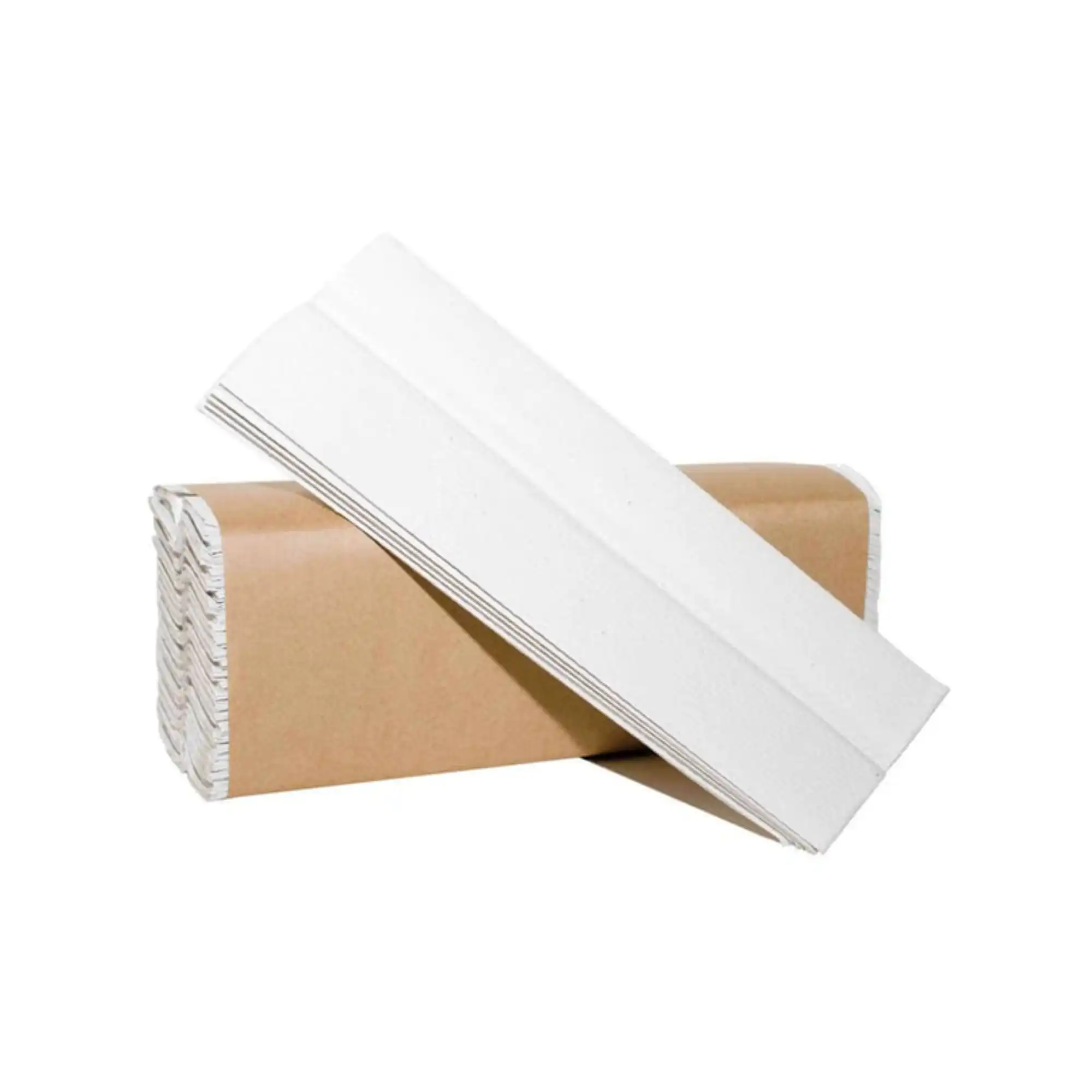Mark3 C-Fold Towels, White, Recycled, 1-Ply, 2400/Case, 1344 - C-Fold Towels White Recycled 1-Ply 2400/cs, 1344 - Image 1