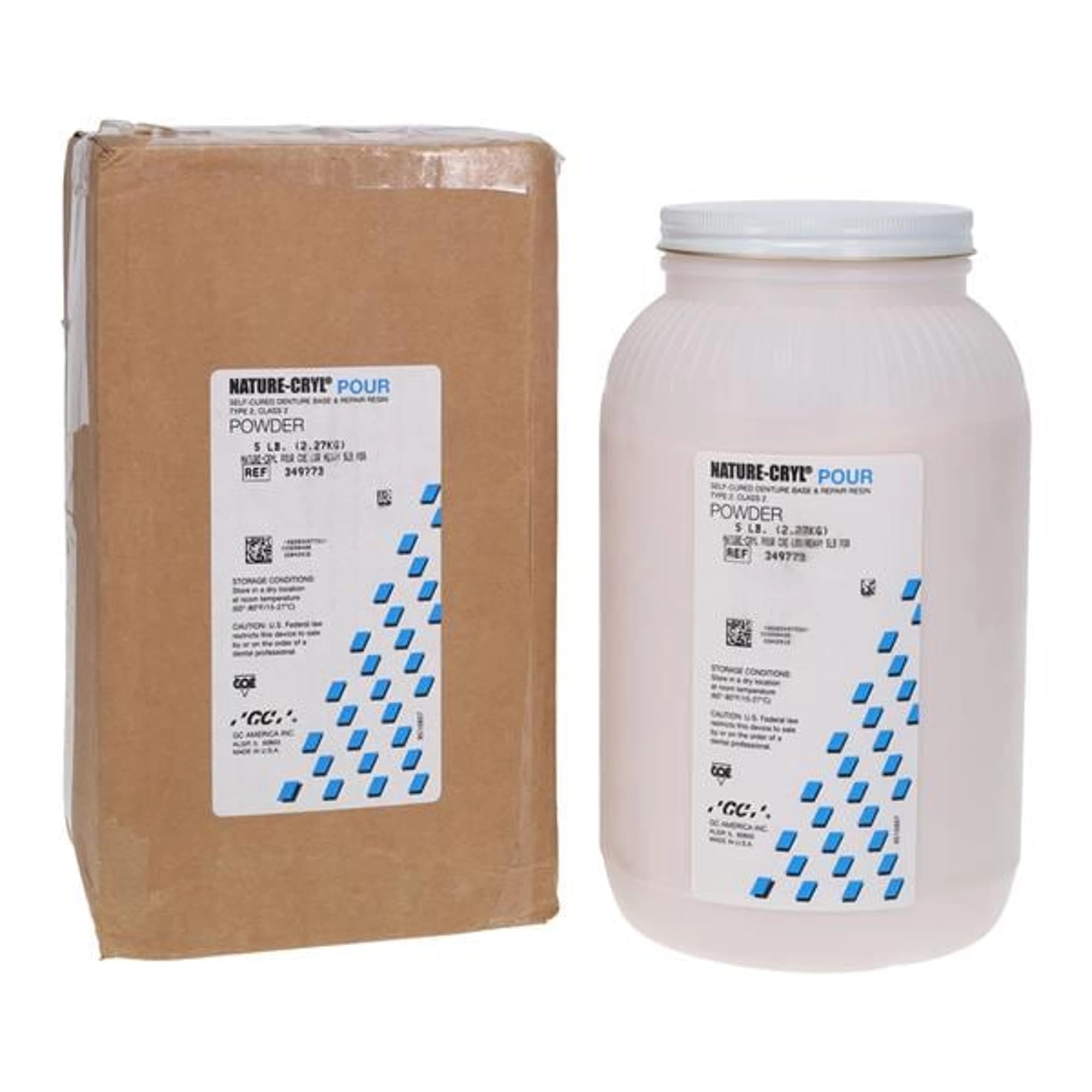 GC America Nature-Cryl Pour COE-LOR Heavy Denture Base Acrylic Powder, 5 lb thumbnail 4
