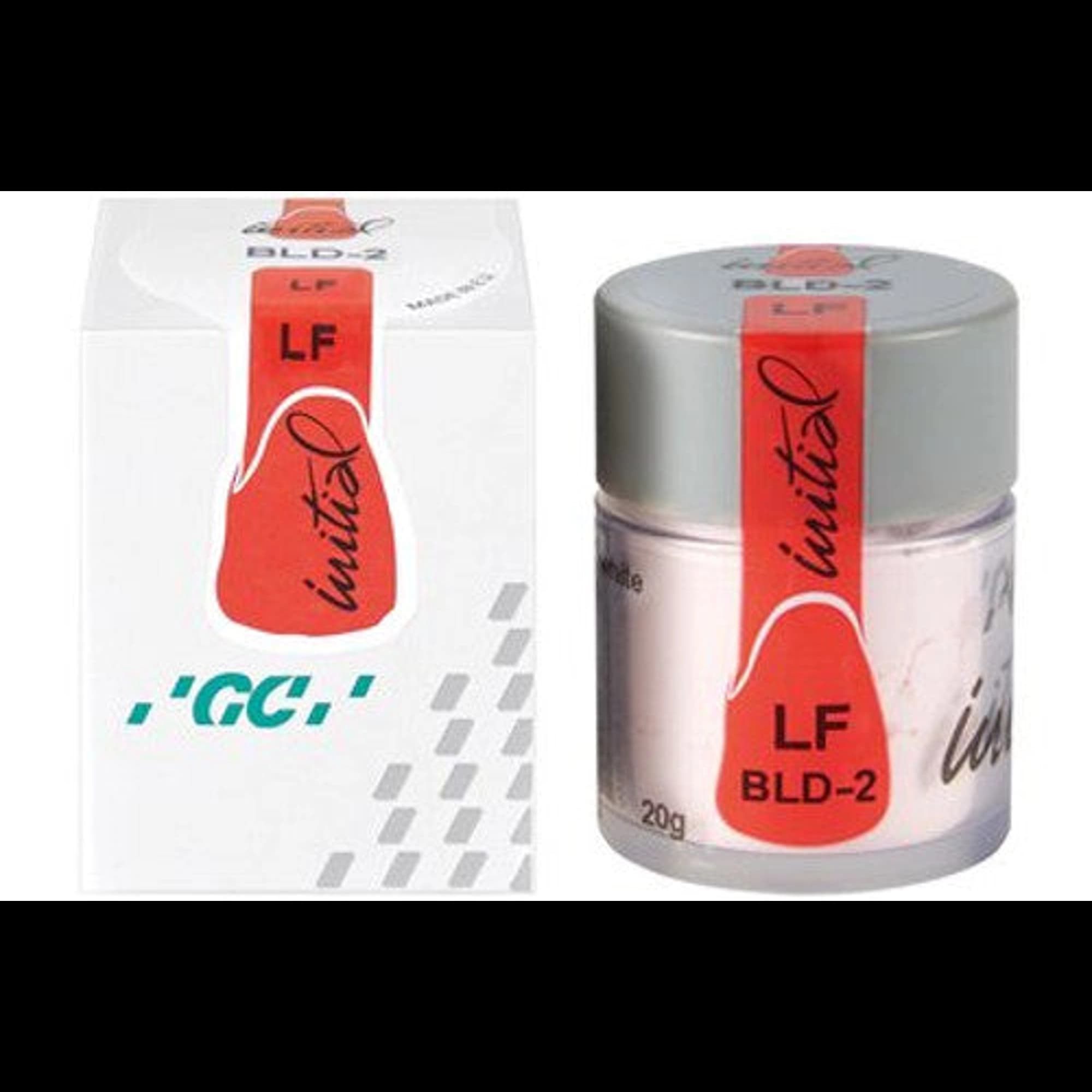 GC Initial LF Bleach Dentin Porcelain Powder, Shade BL-2 (White), 20 g Jar thumbnail 2