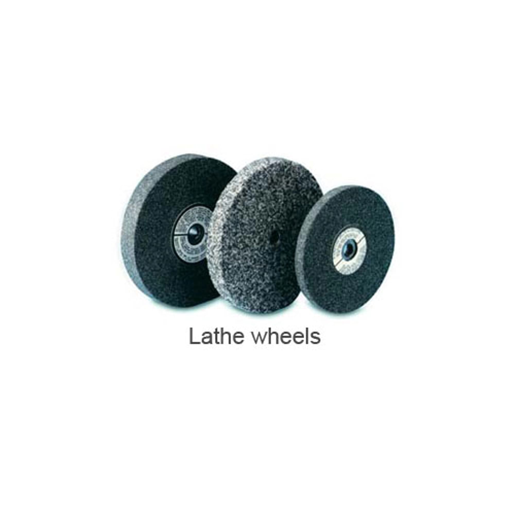 Buffalo Dental Blue No. 461 Abrasive Lathe Wheel, 3" x 3/8", 1/4" Arbor, 50/Box - Buffalo - Blue No. 461 Abrasive Lathe Wheel - Image 1