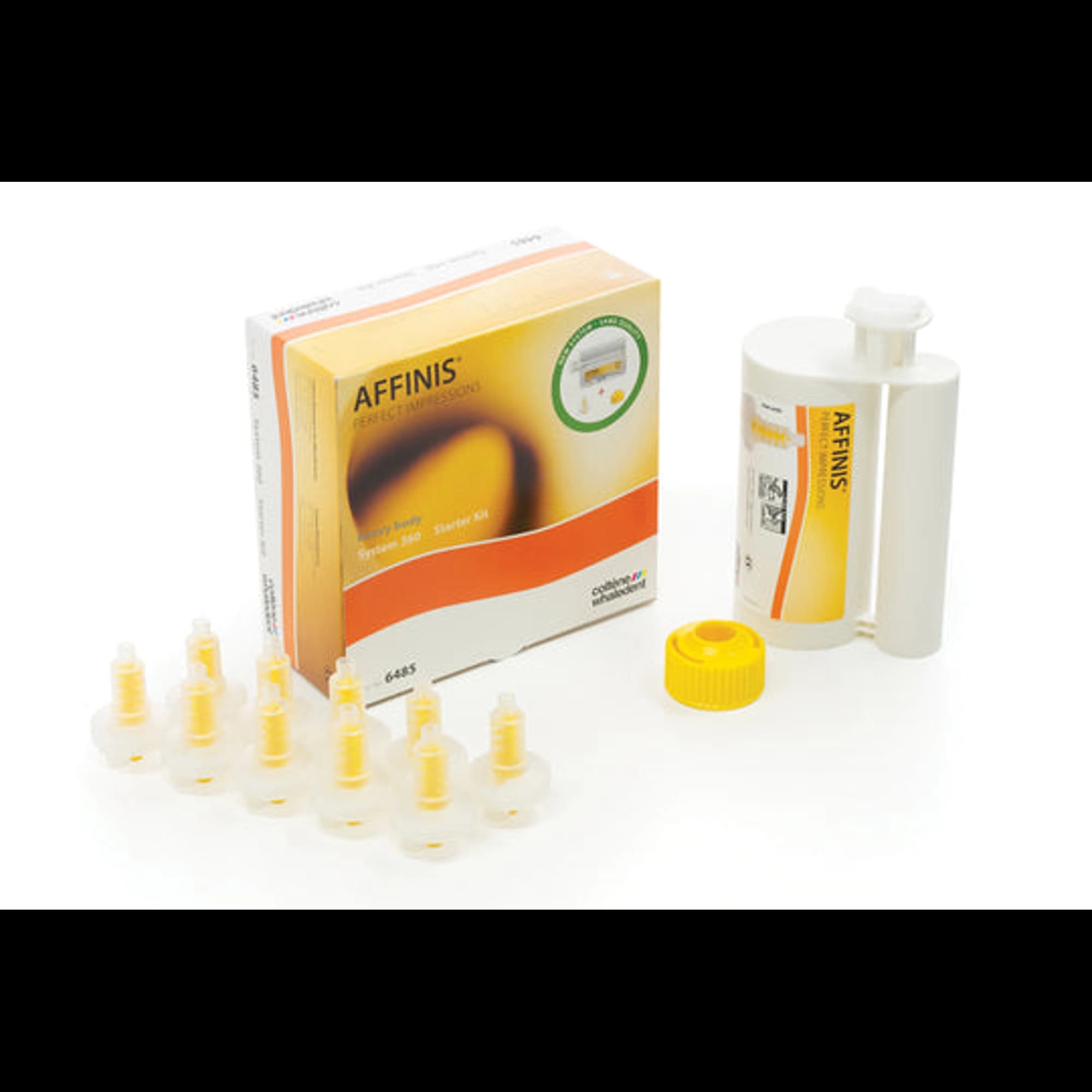 Coltene Affinis System 360 Heavy Body VPS Impression Material Starter Kit, 362 mL, Yellow, 1 Kit thumbnail 2