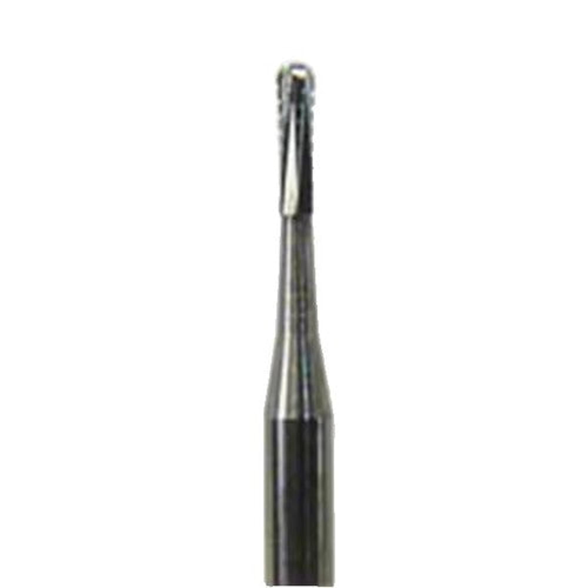 Coltene Alpen Carbide Bur #1157 FG, Round End Straight Fissure, 1.0 mm Diameter, 100/Pk - Coltene - Alpen Carbide 1157 Fg 100Pk - Image 1