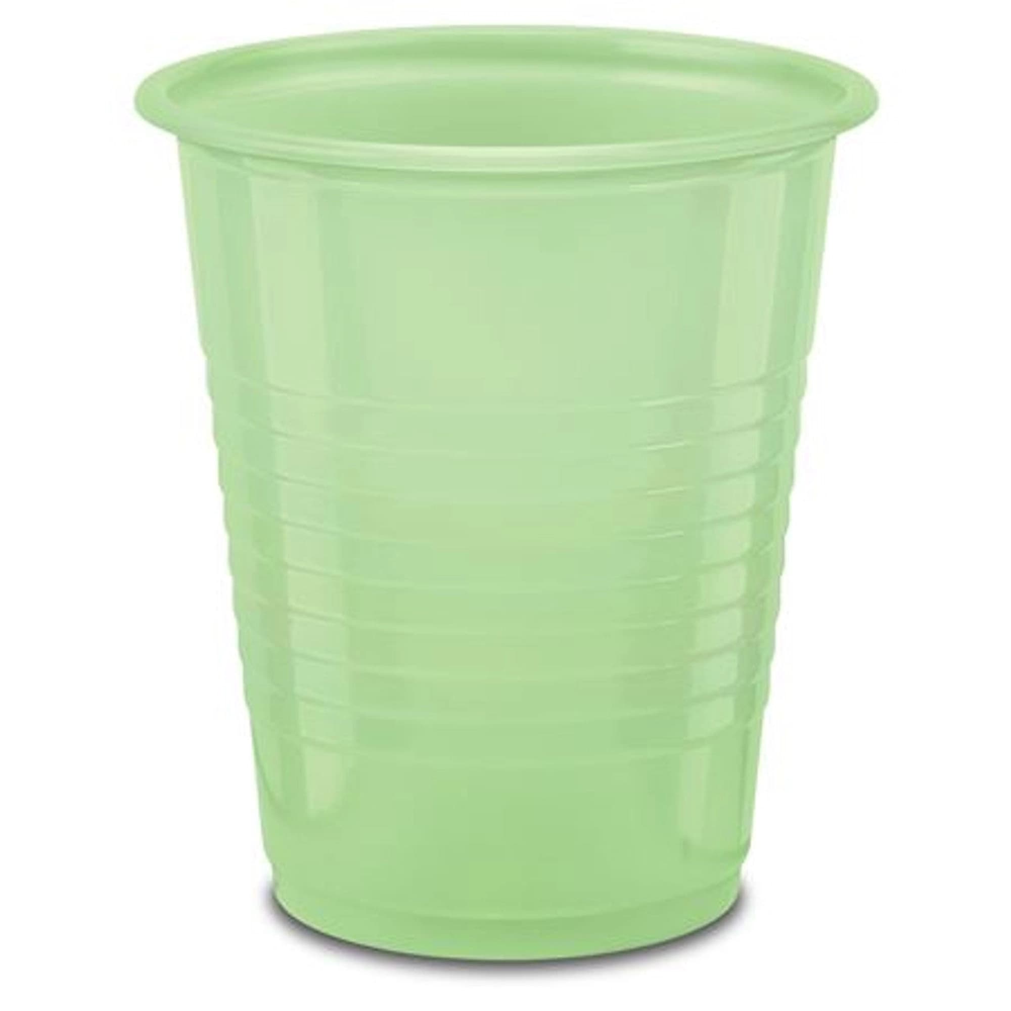 Crosstex Advantage Plastic Cups, 5 oz, Green, 1000/Case, CXAGR - Crosstex - Advantage Cup 5Oz Green 1000/Cs - Image 1