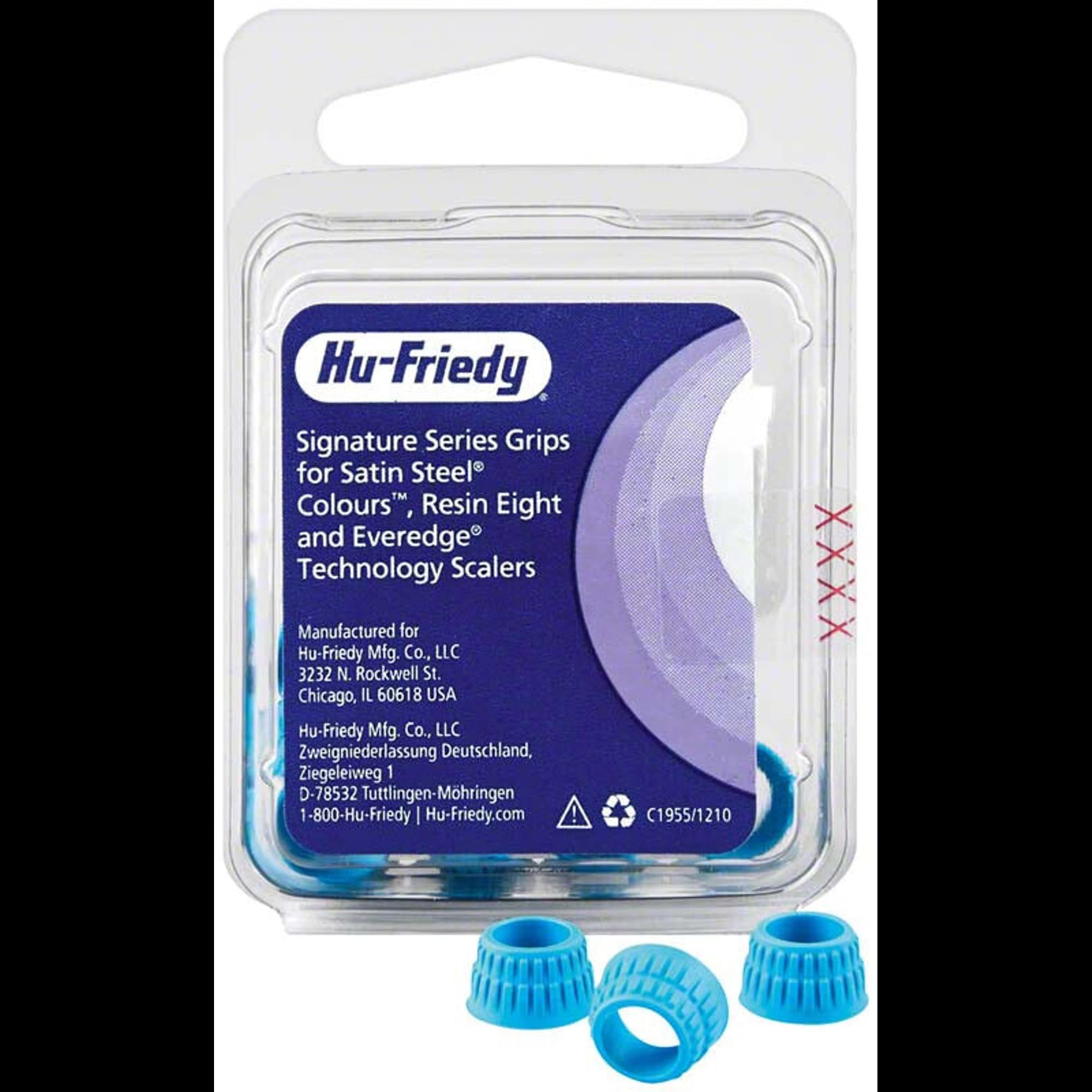 Hu-Friedy Signature Series Instrument Grips, Ocean Blue, 4/Pk, SSG12/4 - Signature Series Instrument Grips, Ocean Blue, 4/Pk, SSG12/4 - Image 1