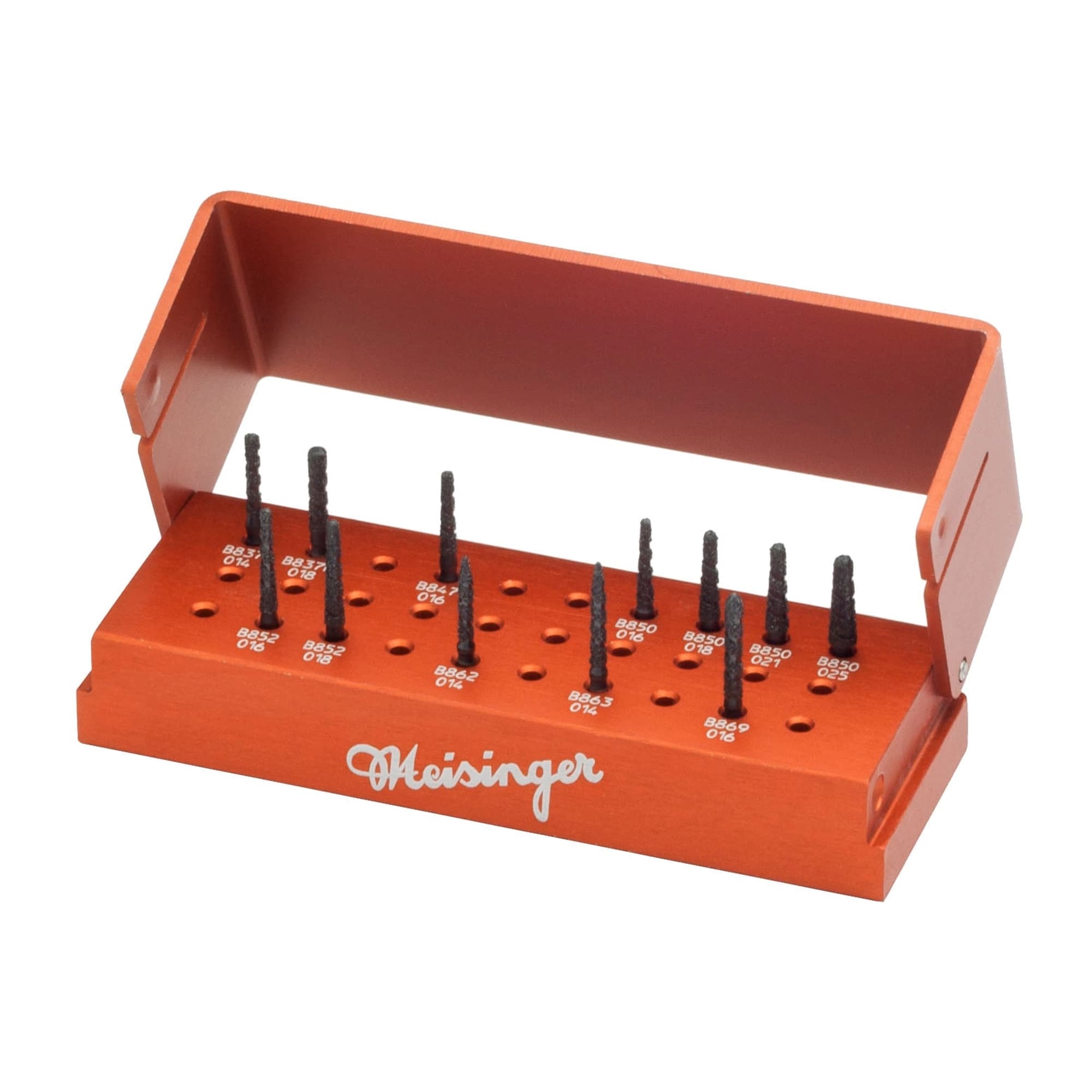 Meisinger Black Cobra Diamond Bur Kit #2720, Super-Coarse, 12 Burs with Bur Block - Cobra Diamond Bur Kit, 2720 - Image 1