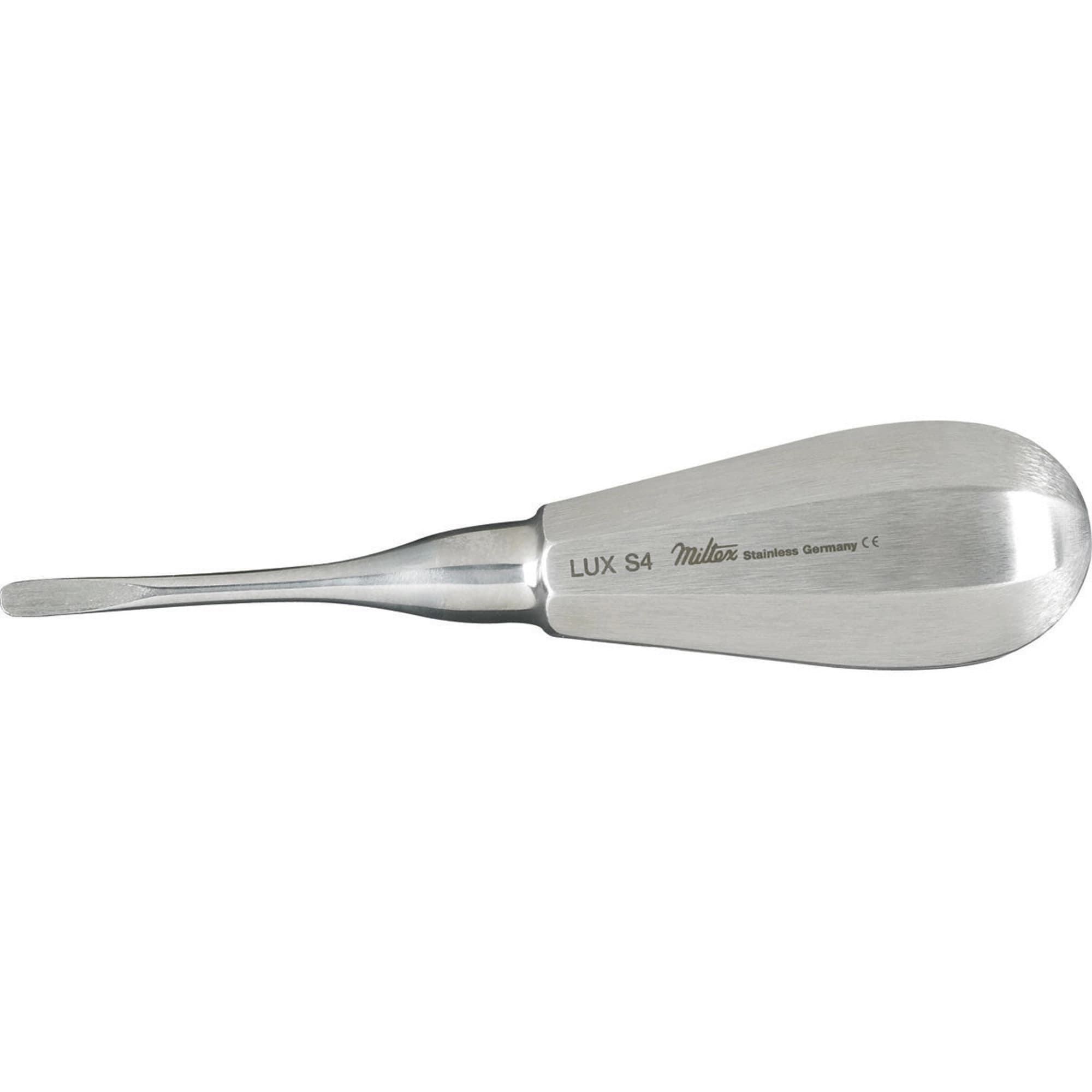 Miltex Luxating Elevator, Straight Tip 4mm, Single Instrument, DELLUXS4 thumbnail 2