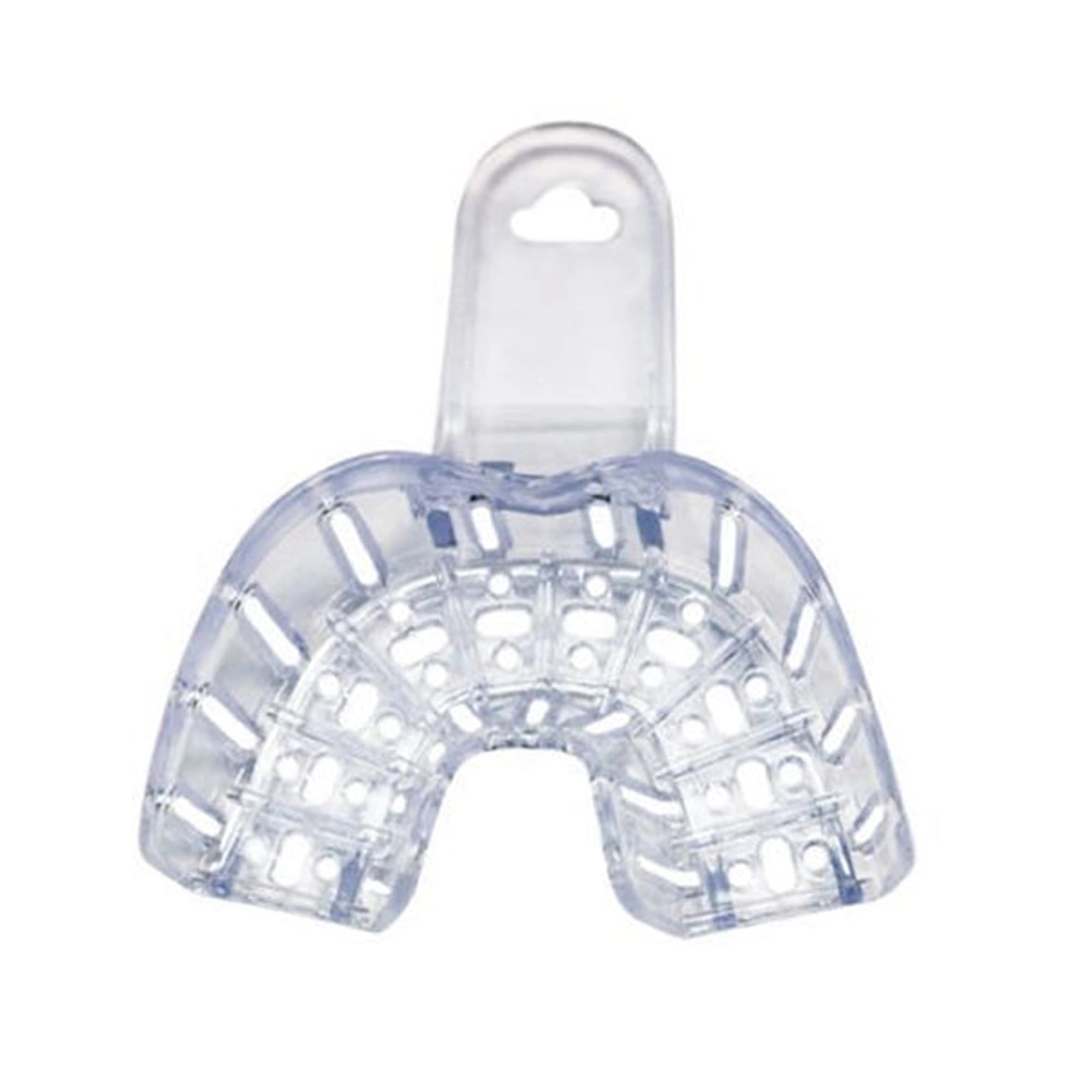 Plasdent Excellent-Crystal Impression Tray, Anterior #9, Clear, Perforated, 12/Pk, ITC-ANT thumbnail 2