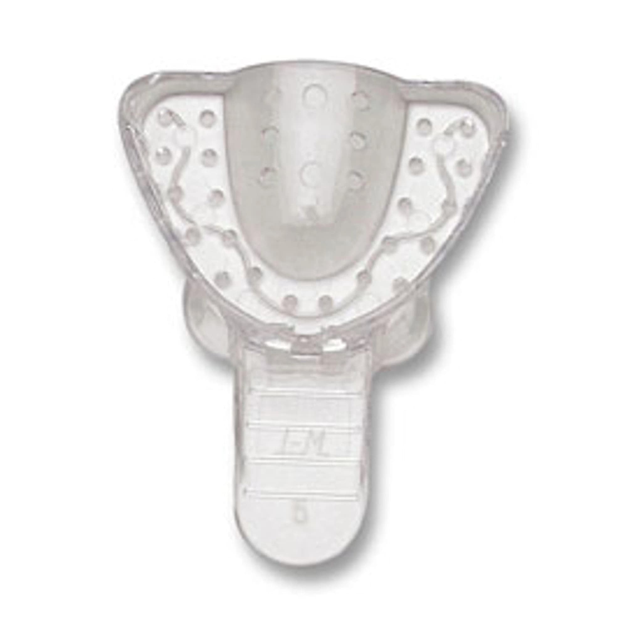 Plasdent Excellent-Crystal Perforated Impression Trays, #5 Small Upper, Clear, 12/Pk, ITC-SU thumbnail 2