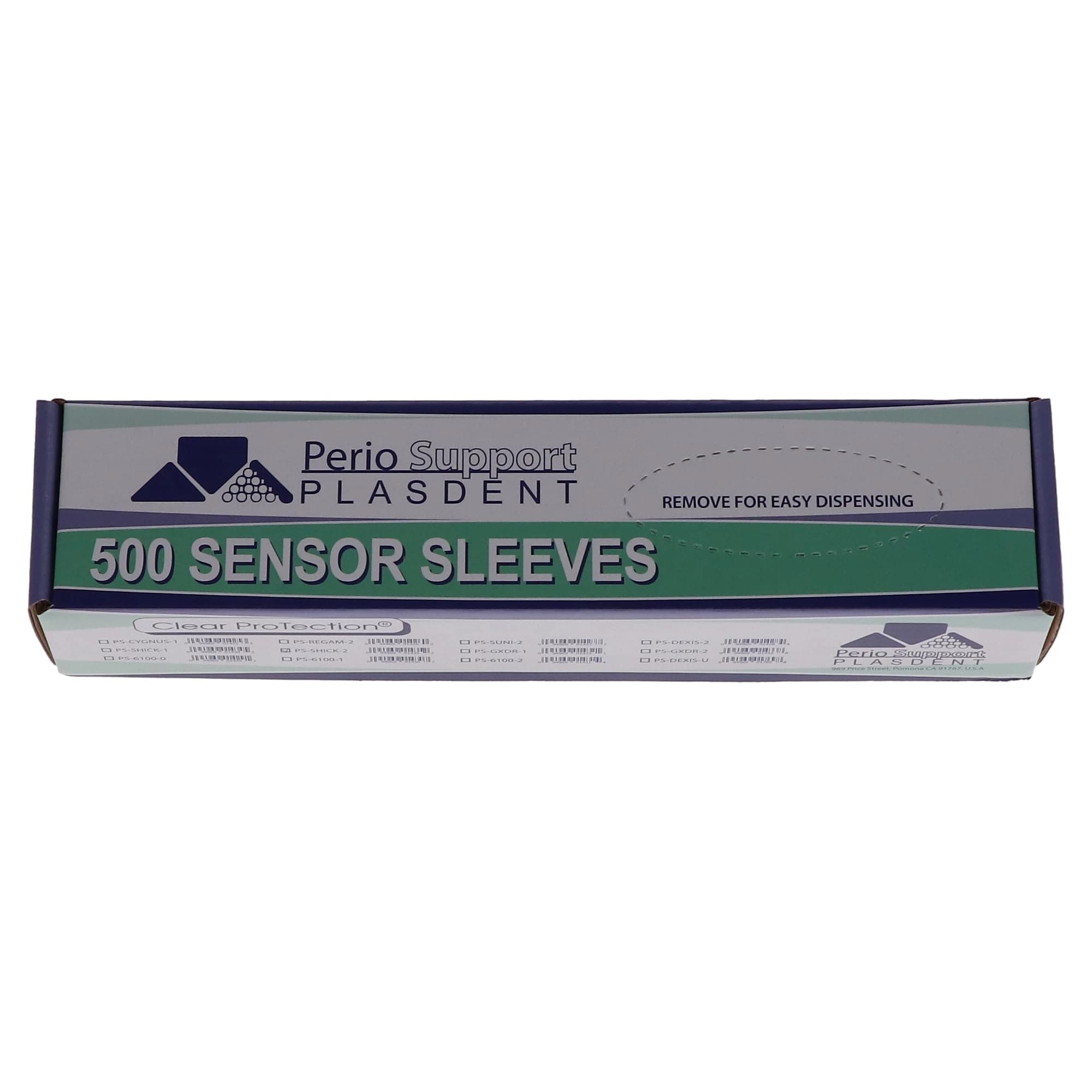 Plasdent Digital Sensor Sleeves/Covers, Size 2, Clear, 500/Box - Plasdent - Digital Sensor Sleeves / Coverssize 2 500/Bx - Image 1